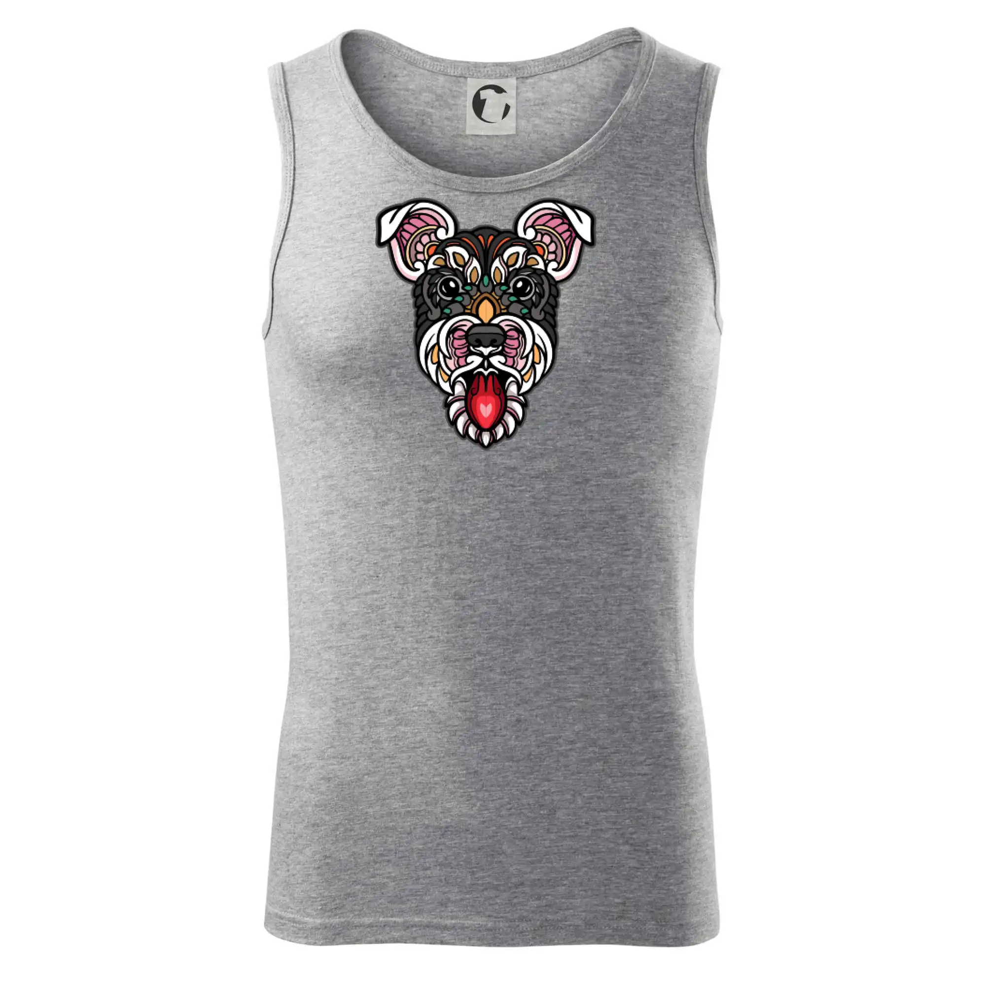 Knírač hlava barevná