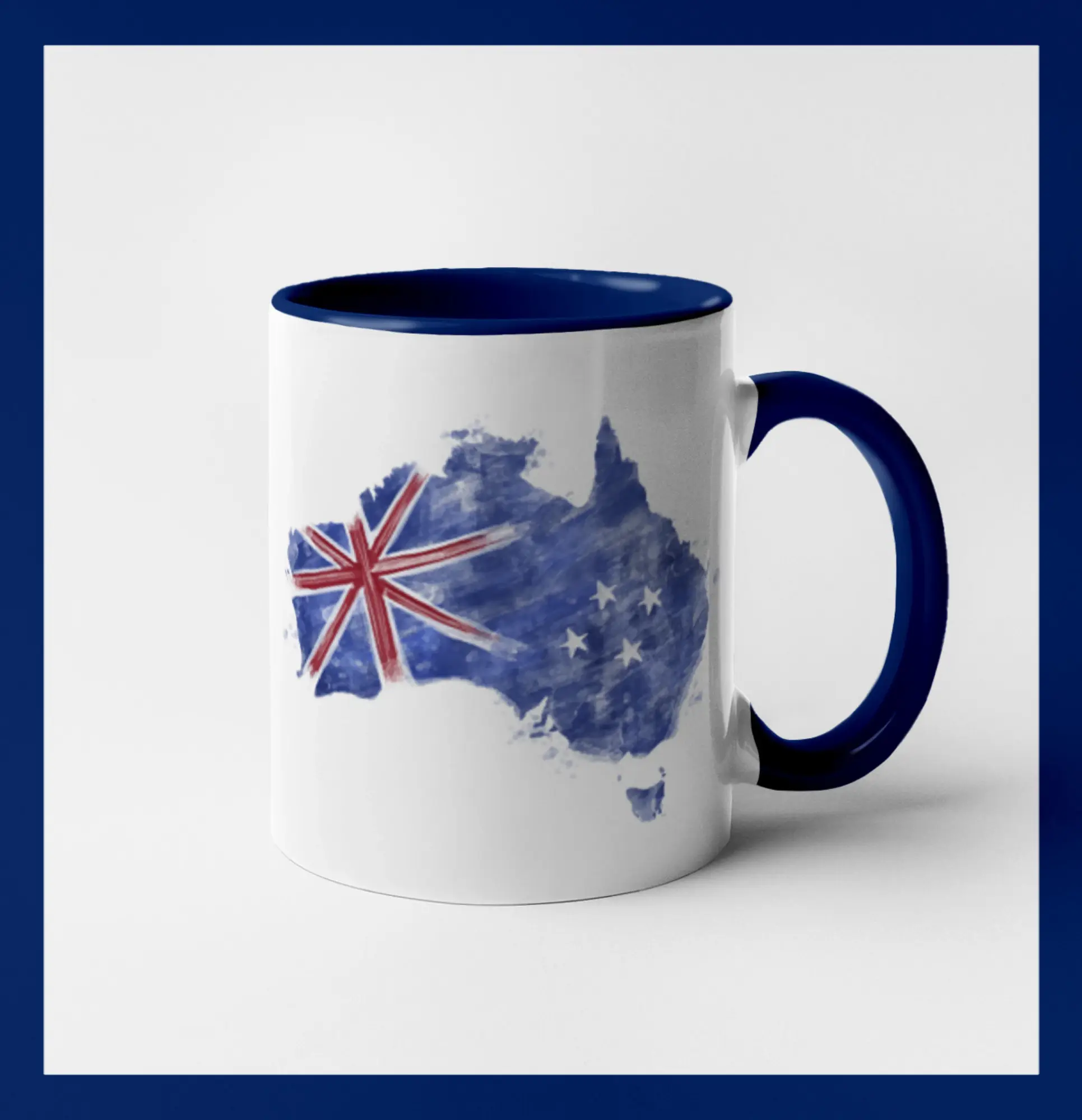 Austrálie - vlajka malovaná