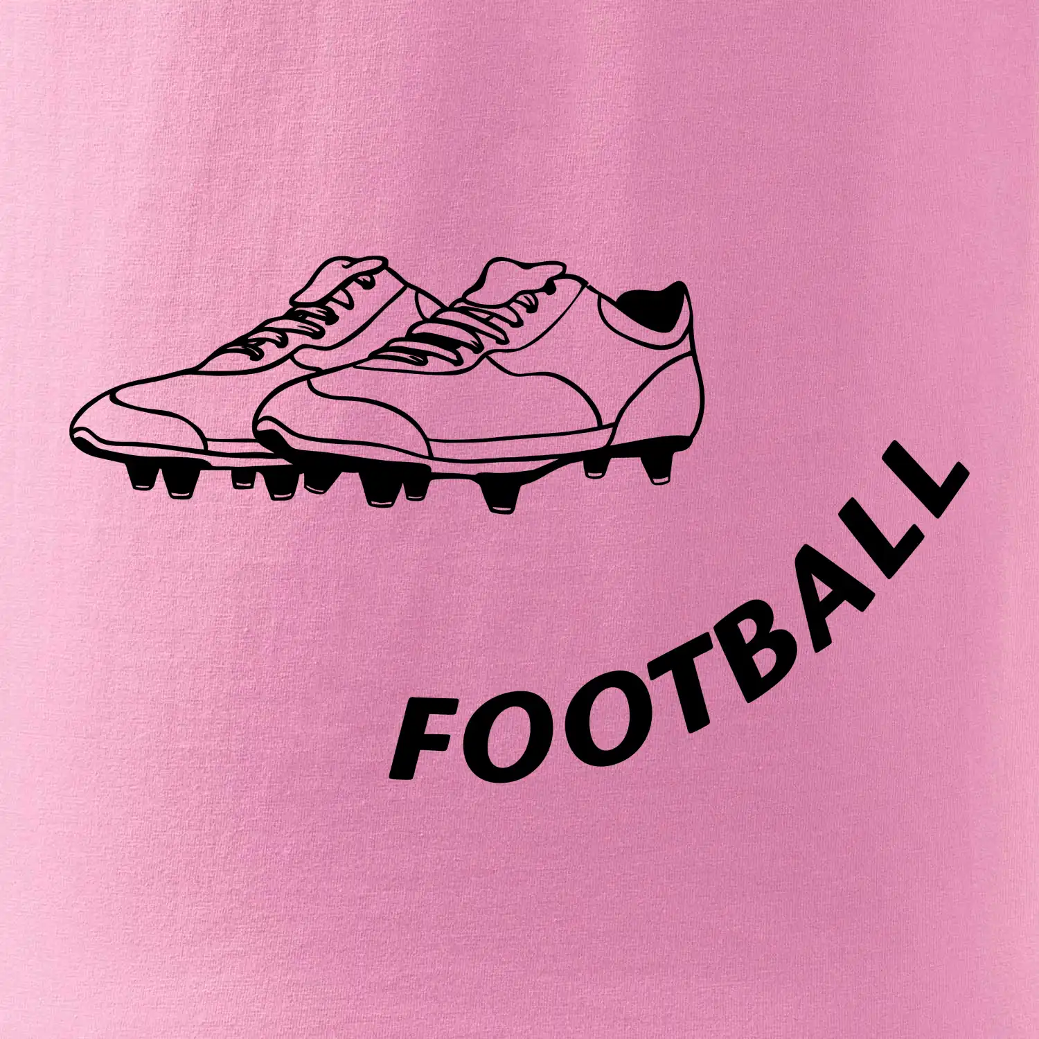 FOOTBALL nápis šikmo