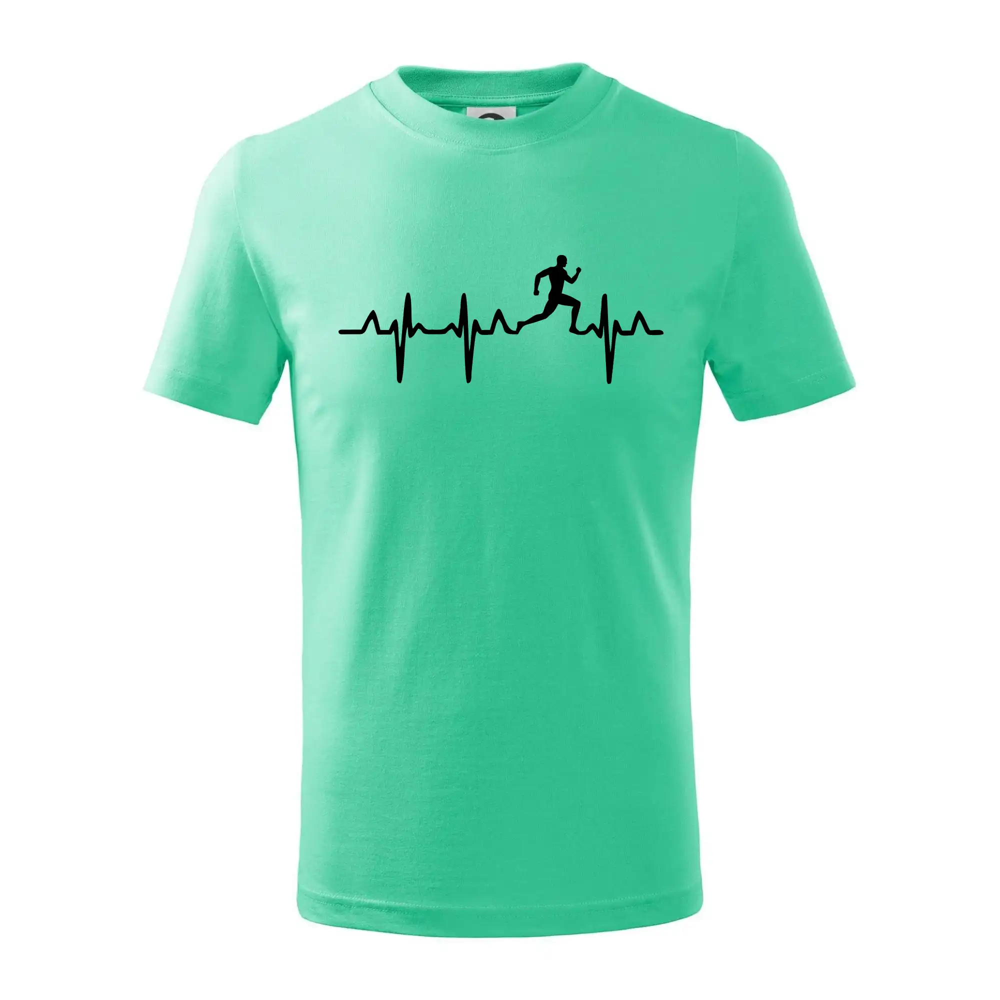 Tričká pre bežcov - EKG bežec - muž - Tričko detské bavlnené