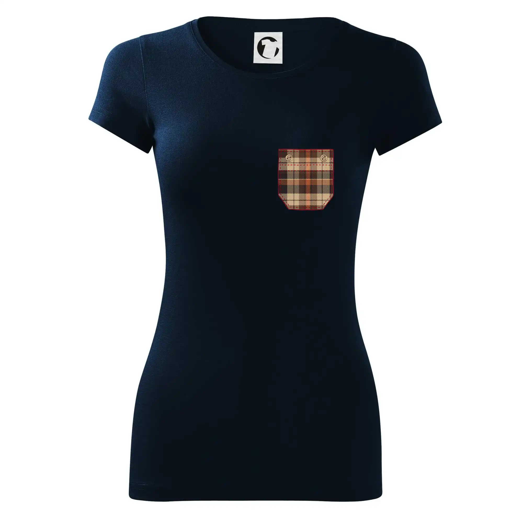 Flanelové triko hnědé