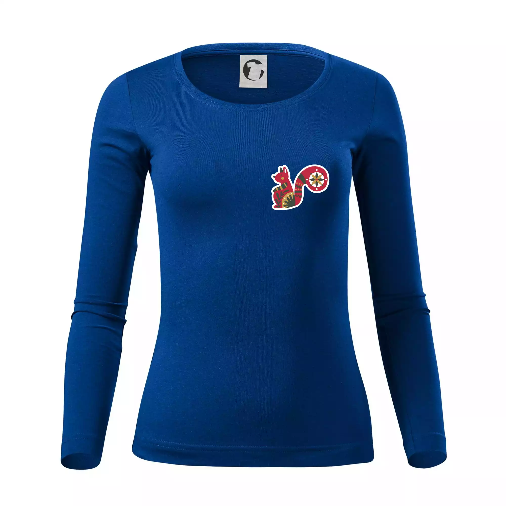 Folklor na prsu veverka