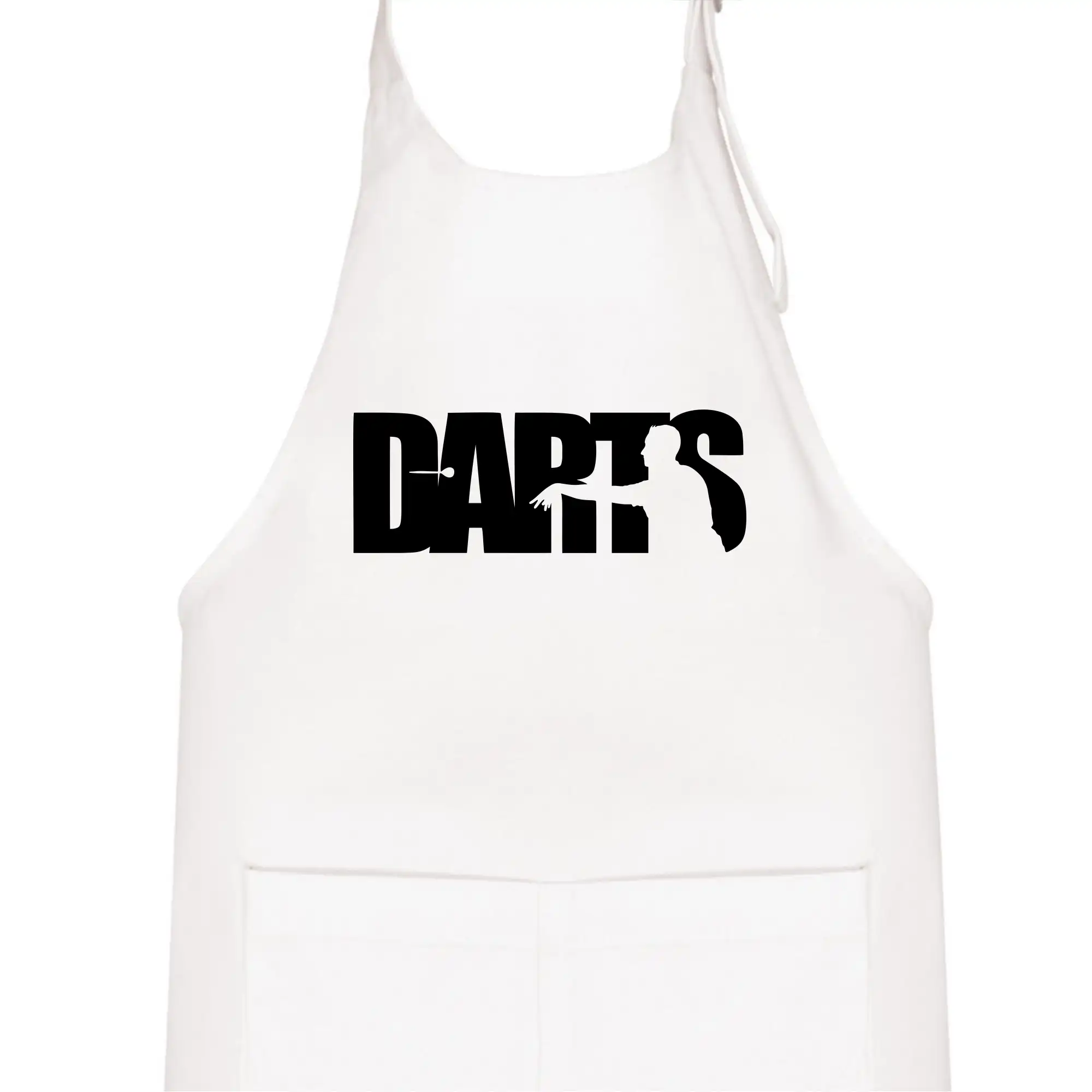 Darts - nápis se šipkařem