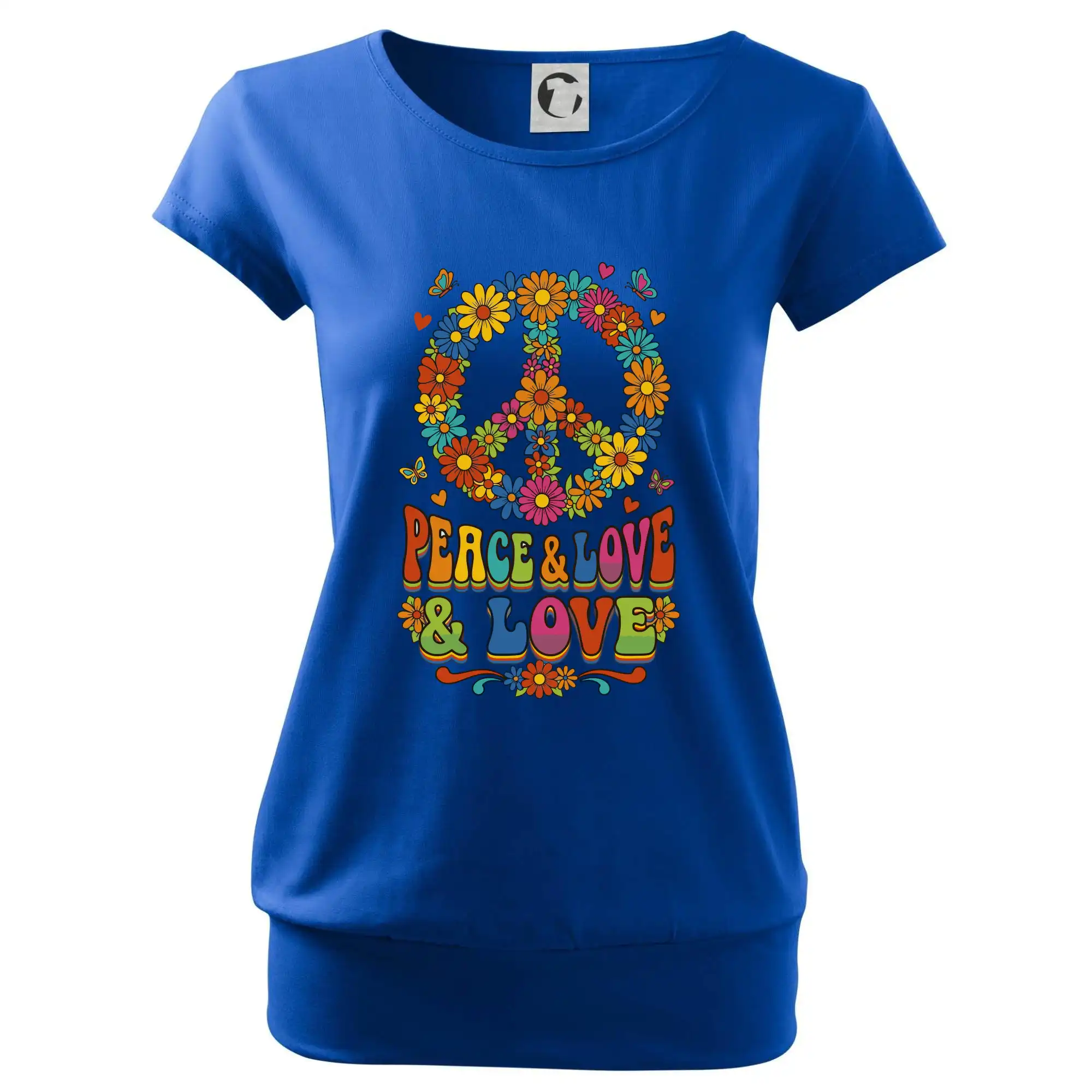 Peace and love - na výšku s květy