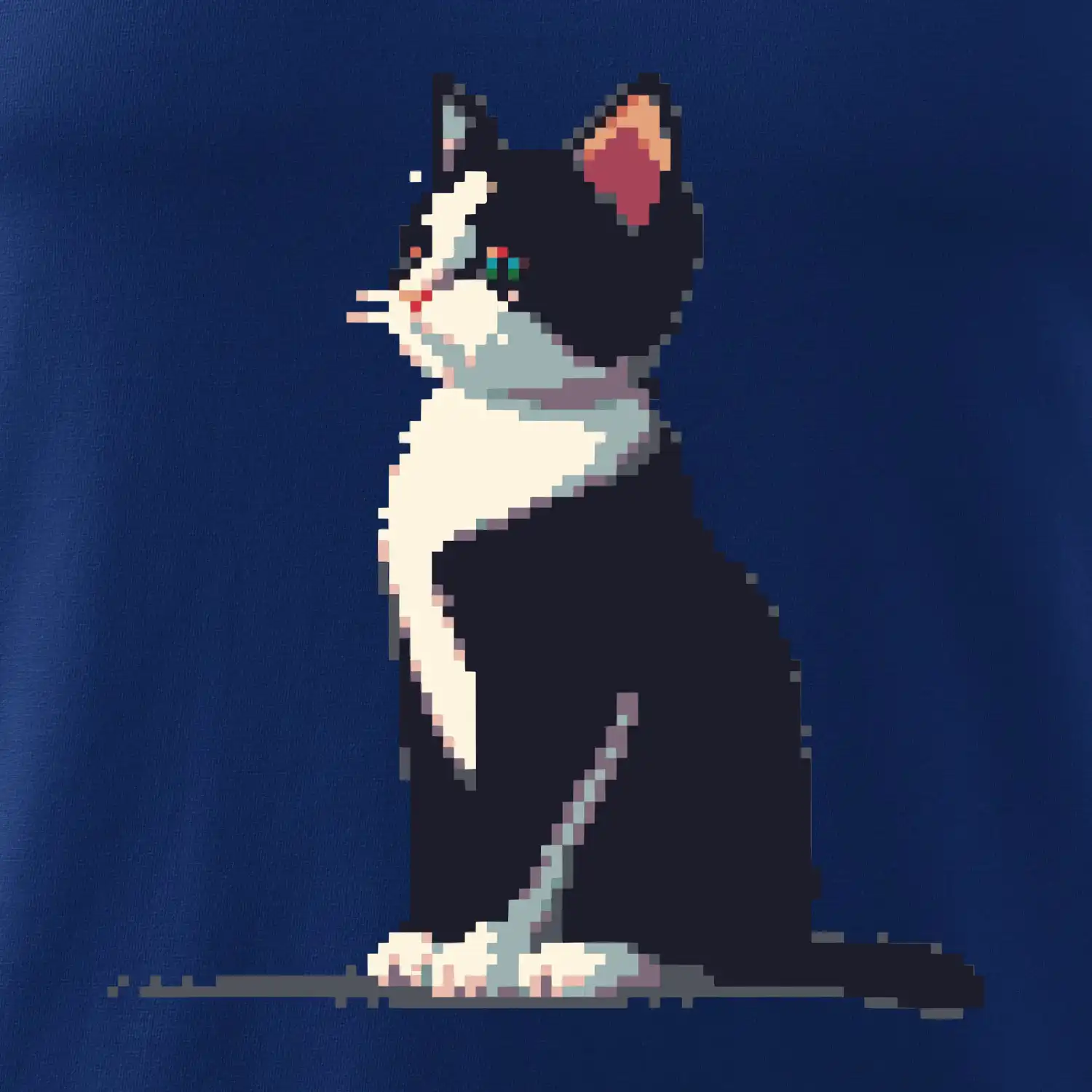 Mourovatá kočka pixel