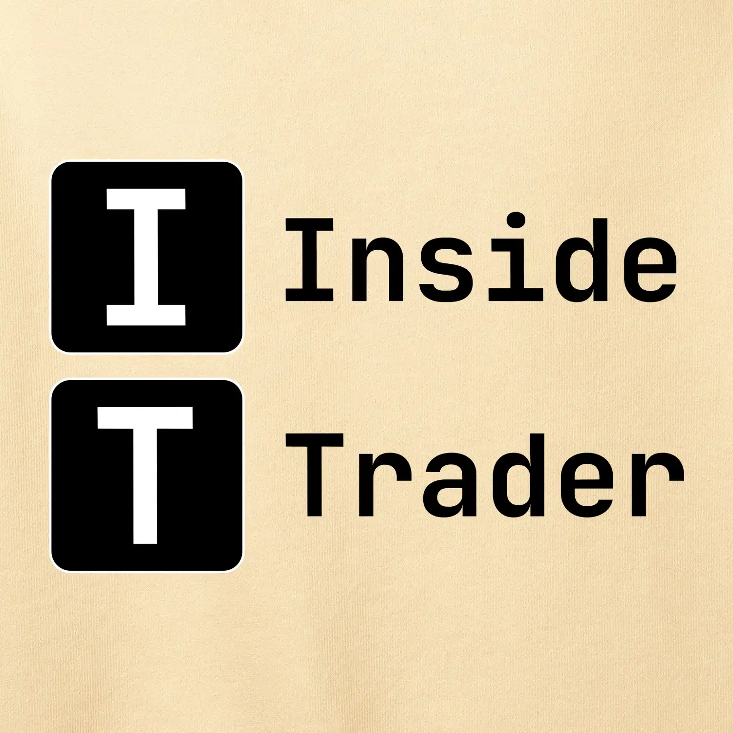 IT Nápis Inside Trader