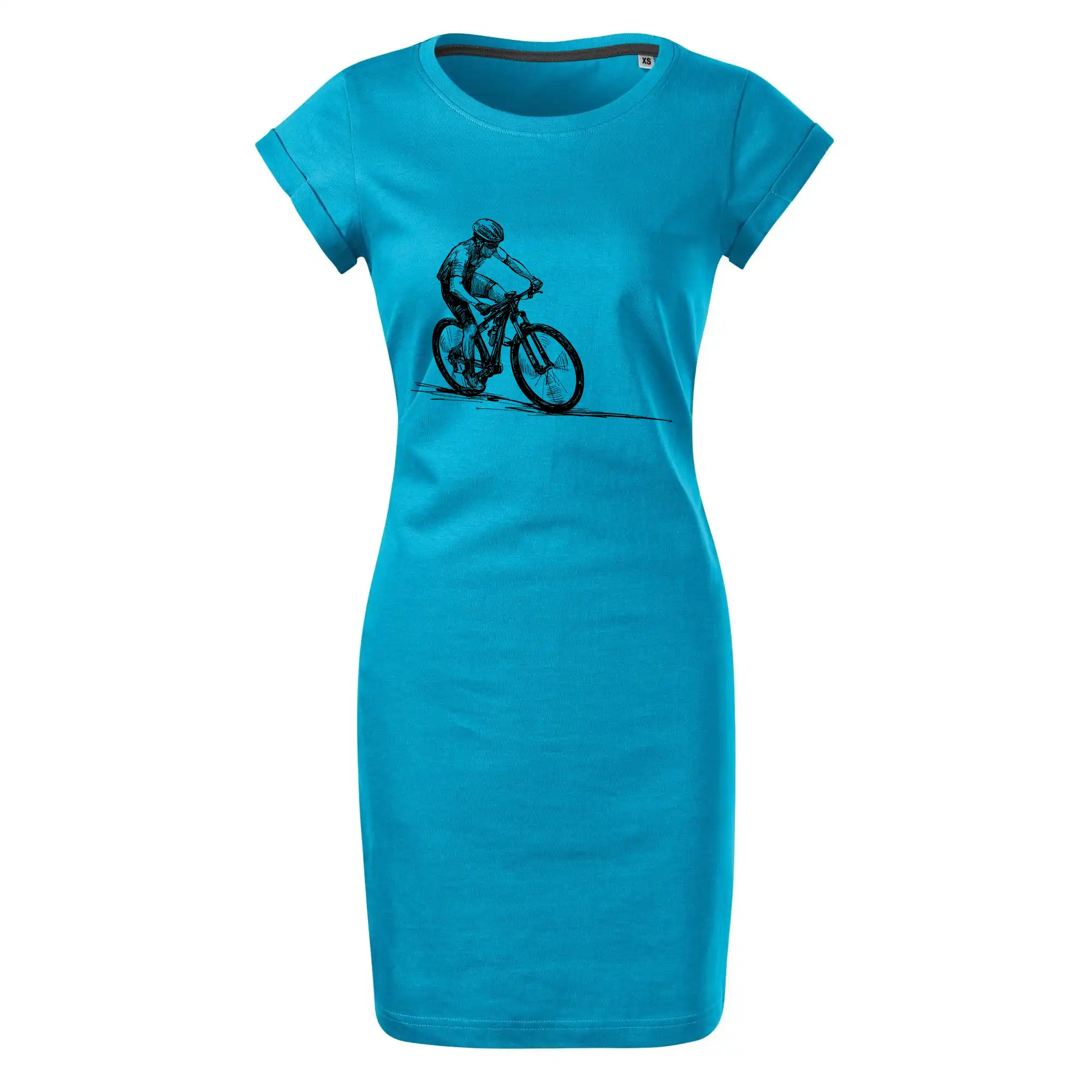 MTB kreslený cyklista