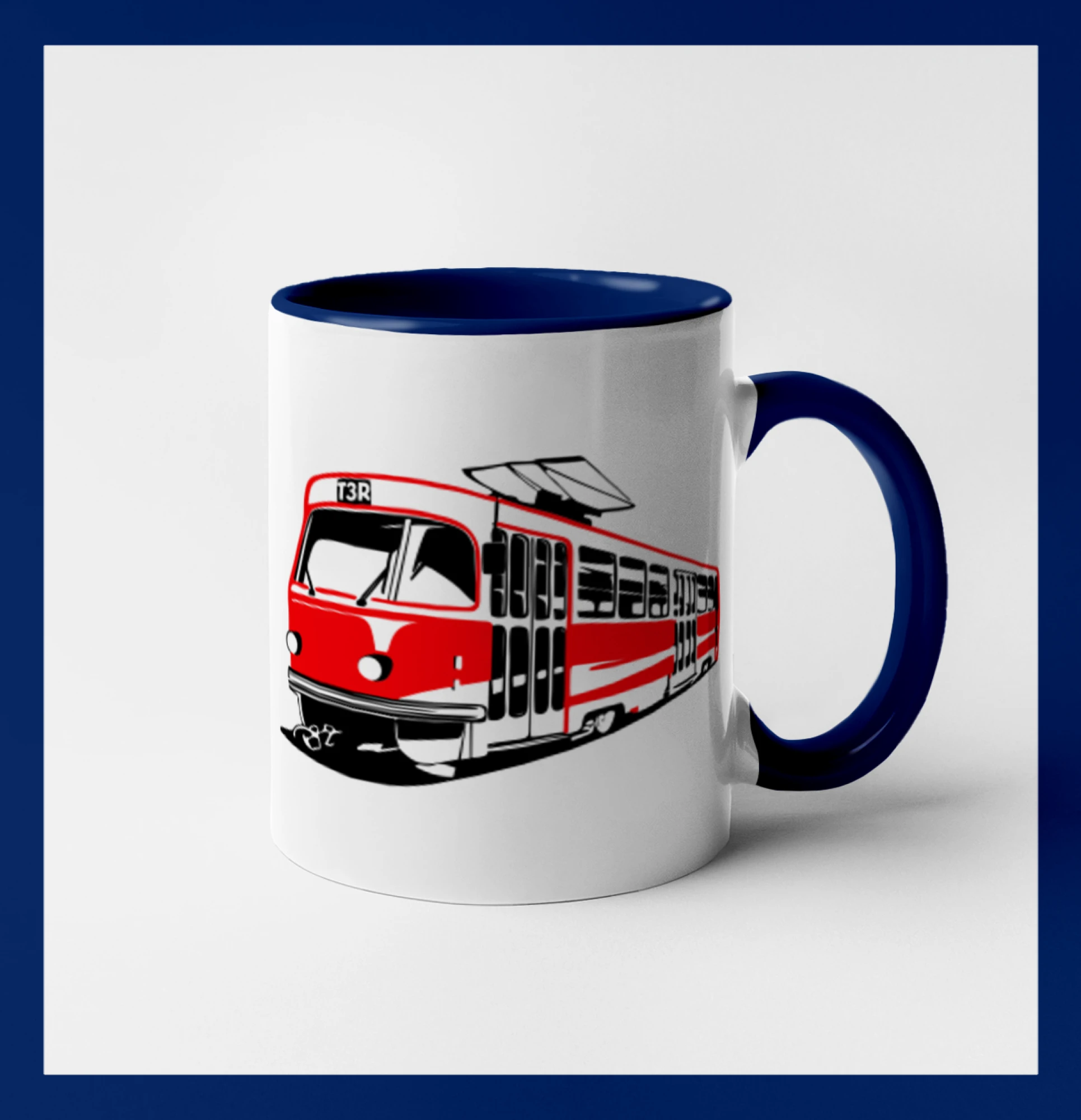 Tramvaj T3R barevná