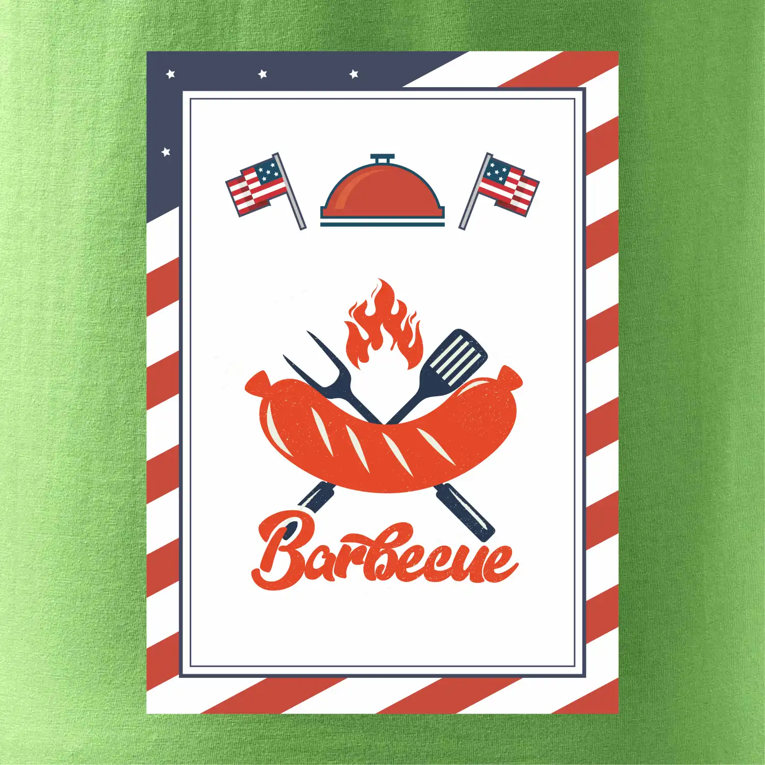 USA BBQ POSTER