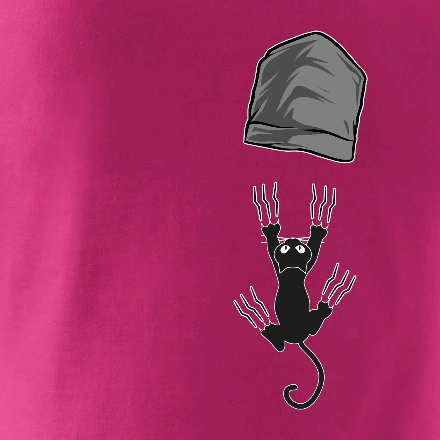 Kočka vypadla z kapsy