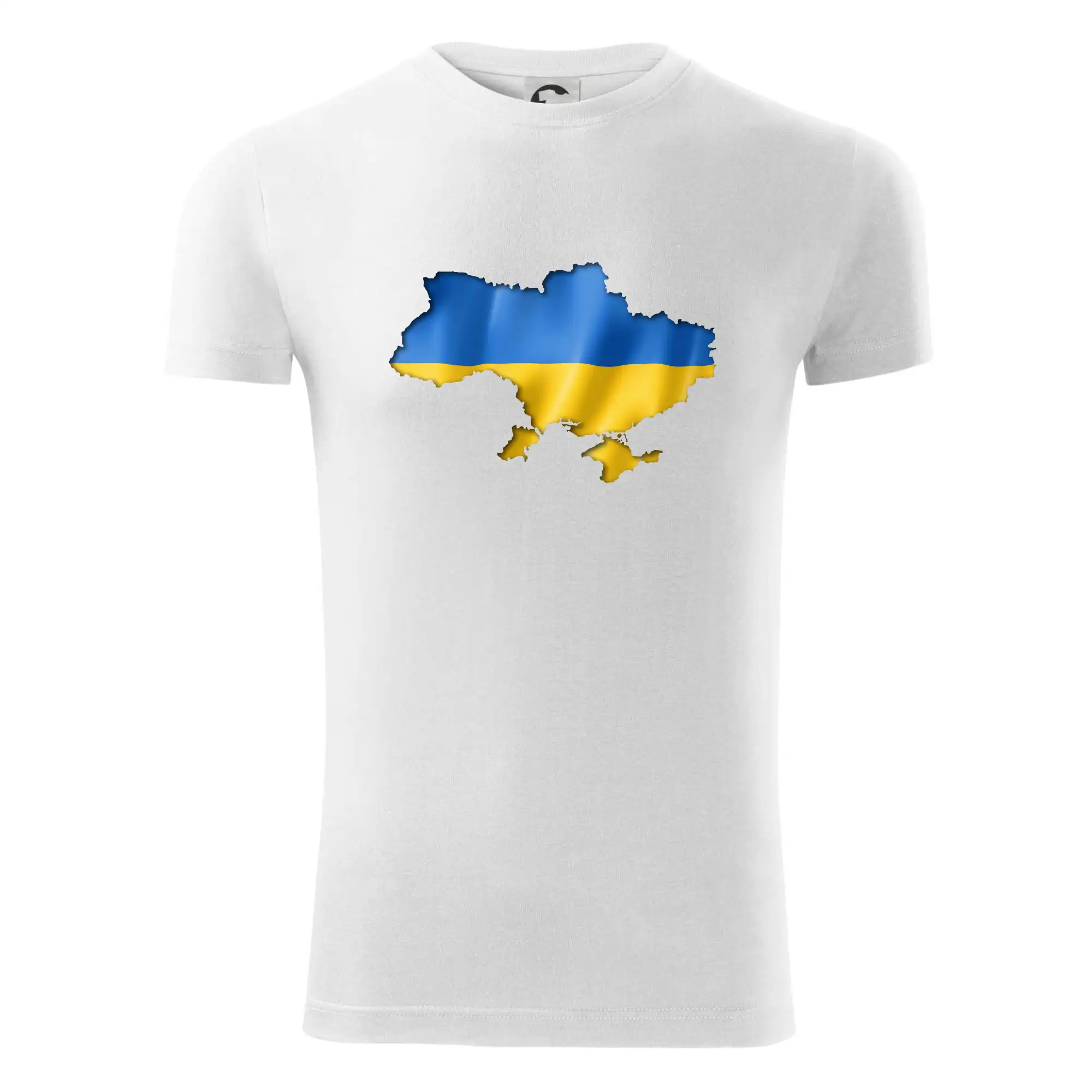 Ukrajina vlajka mapa