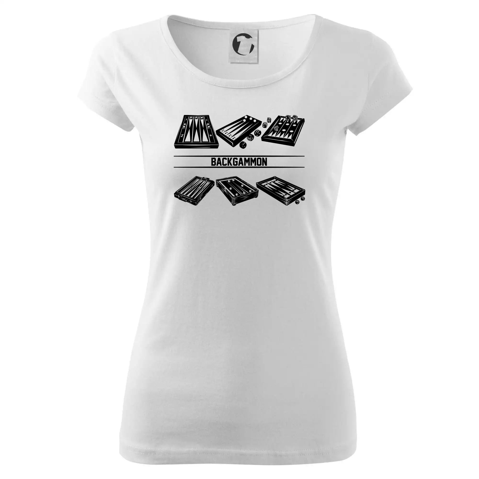 Backgammon černý set