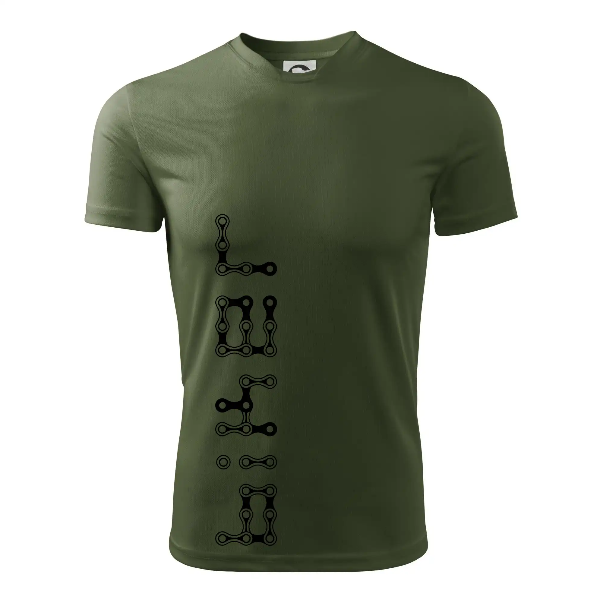 Biker nápis na výšku řetěz