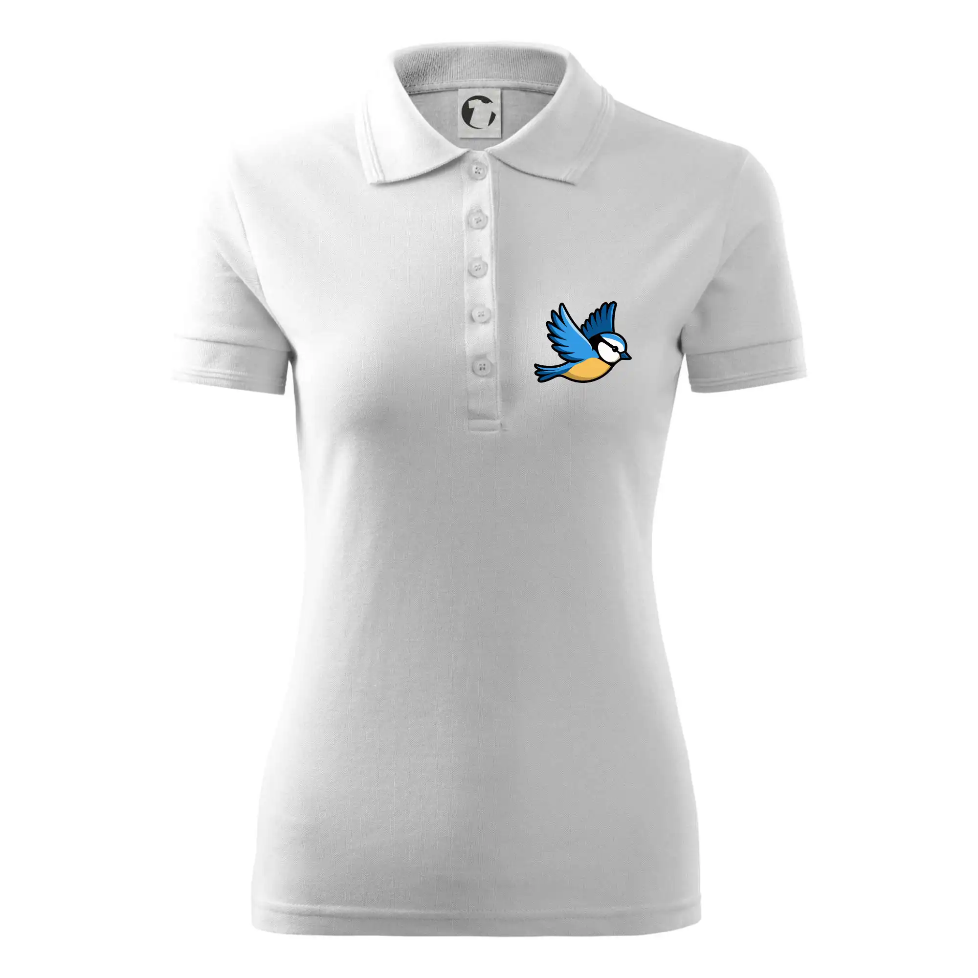 Sýkorka modřinka na prsu