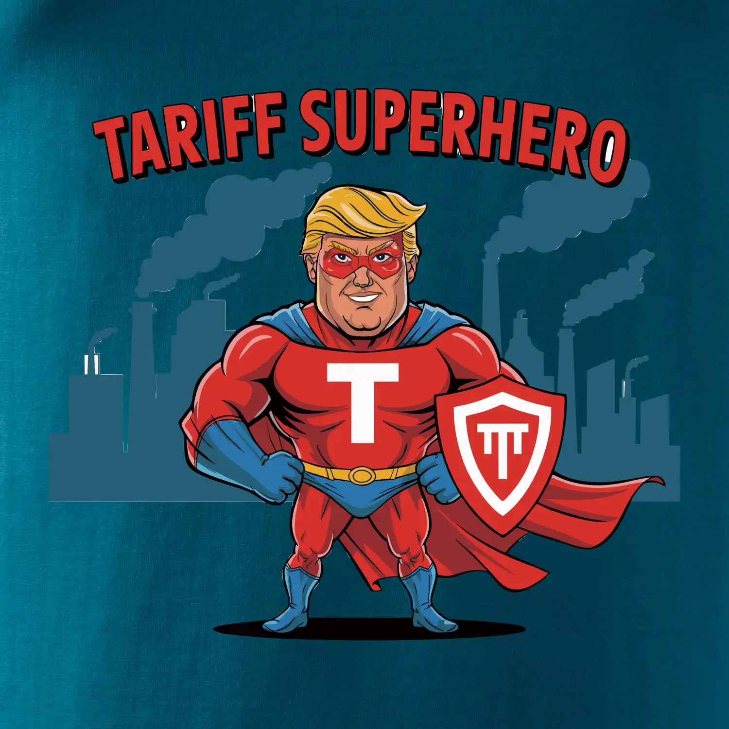 Tariff Superhero Trump