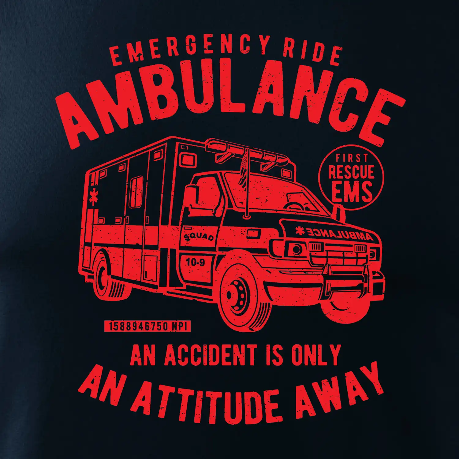 Ambulance červená