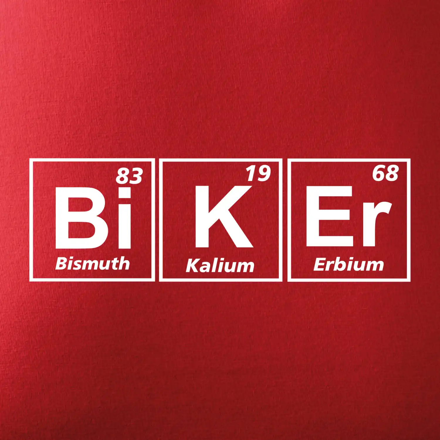 Biker  - Tabulka prvků