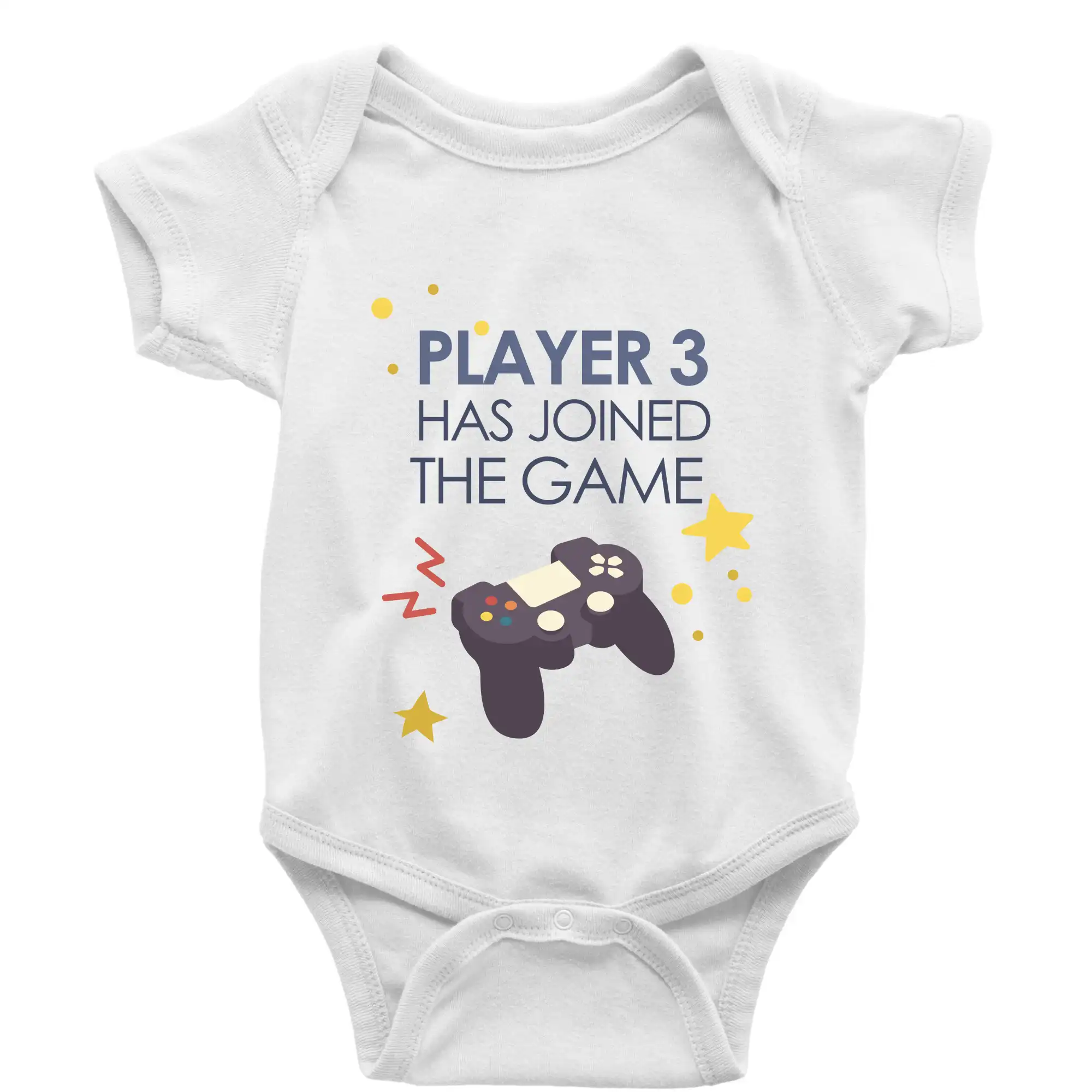 Player 3 has joined the game - ovládač - Body dojčenské s krátkym rukávom