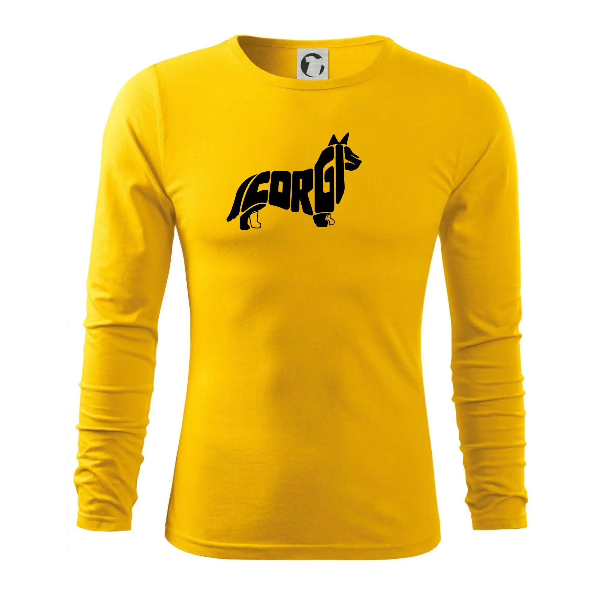 Corgi - nápis v těle