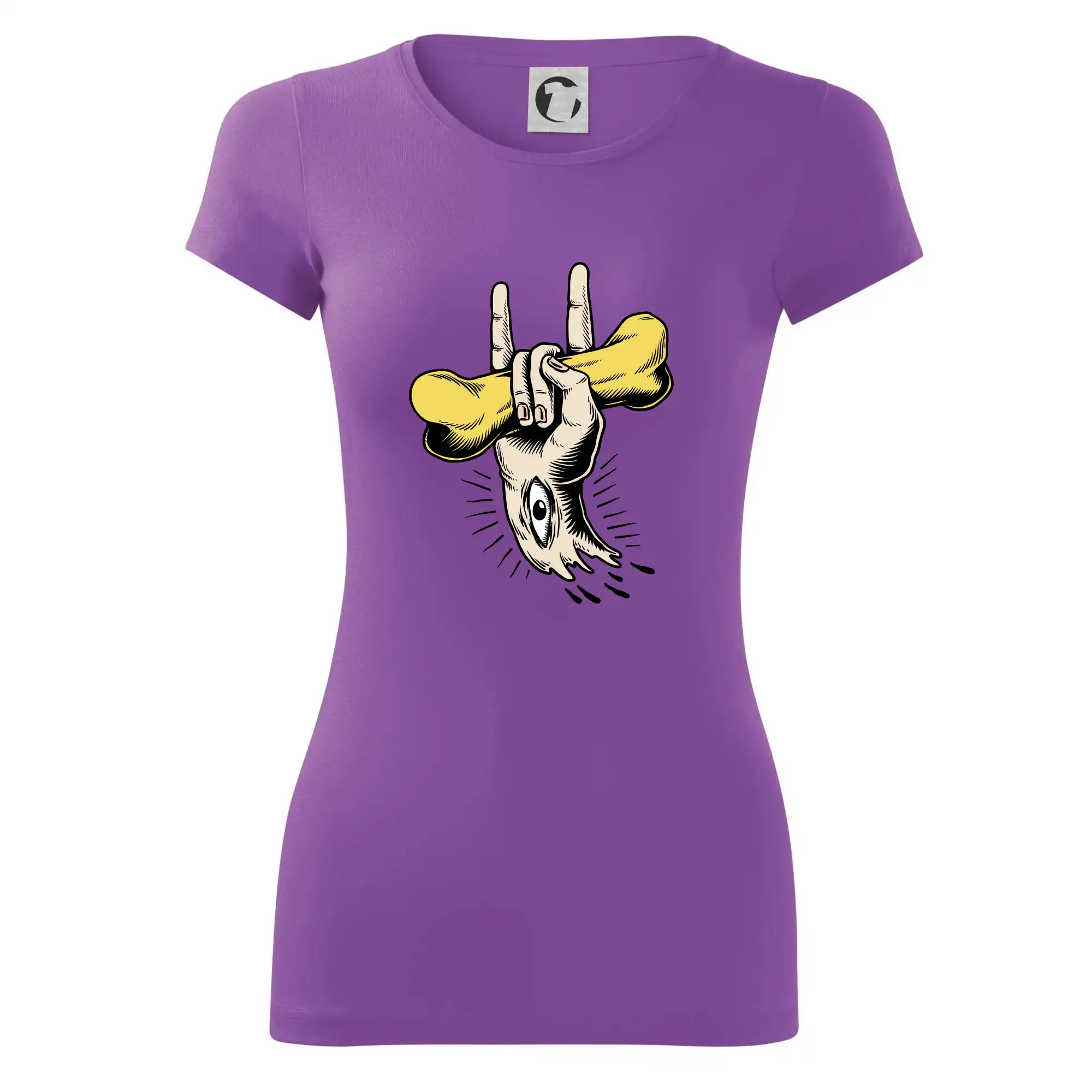 Rocková ruka kost a oko