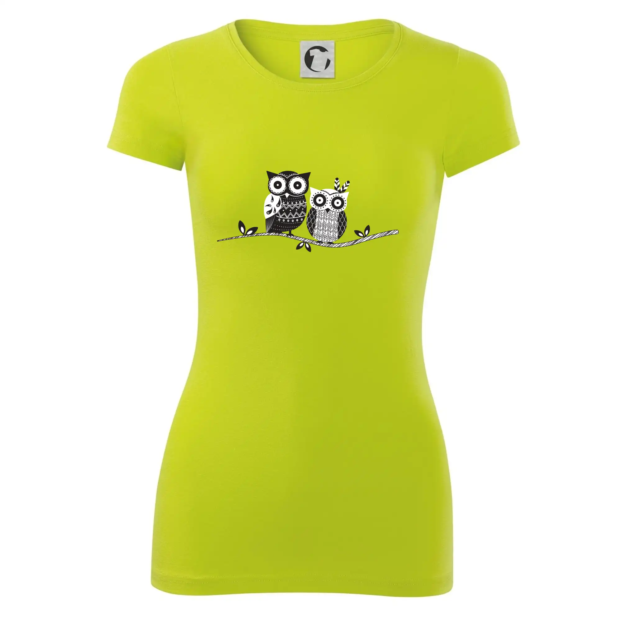 Dvě sovy abstraktní