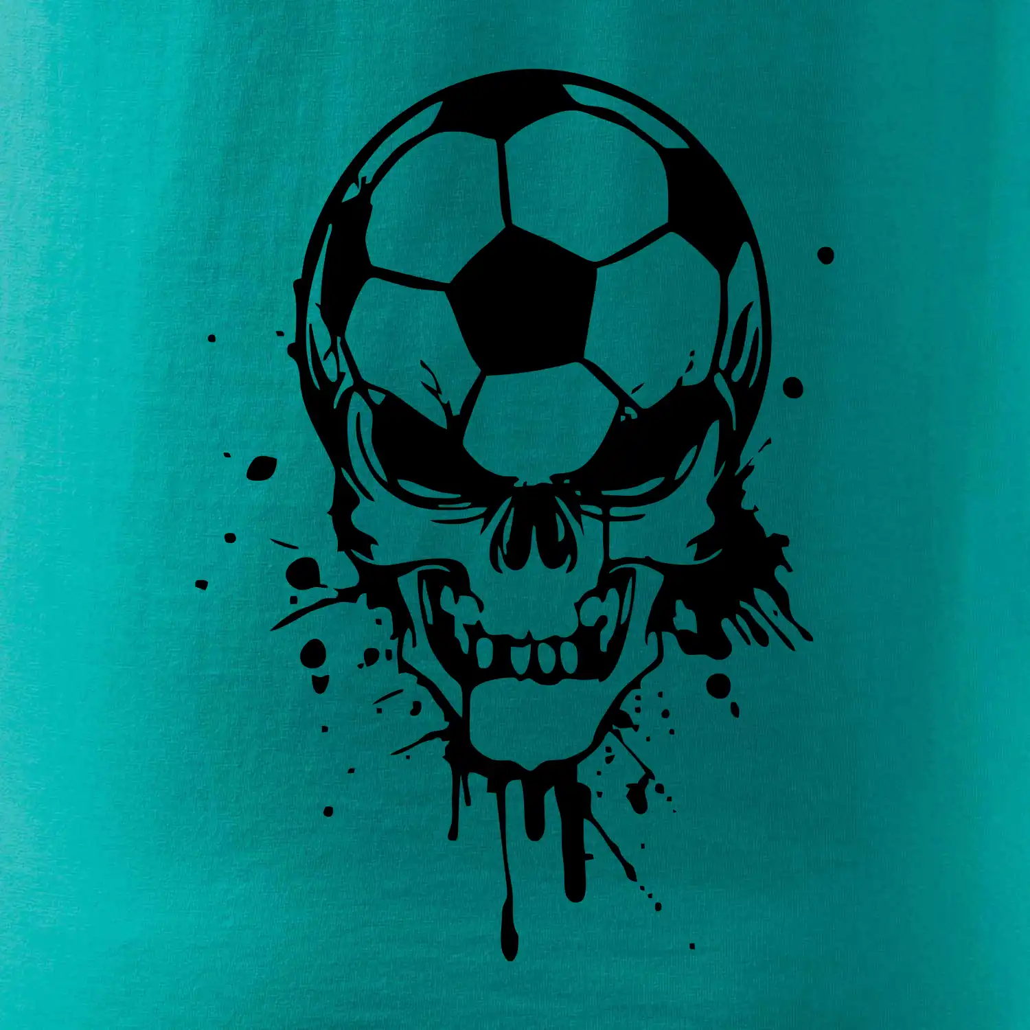 Fotbal lebka splash