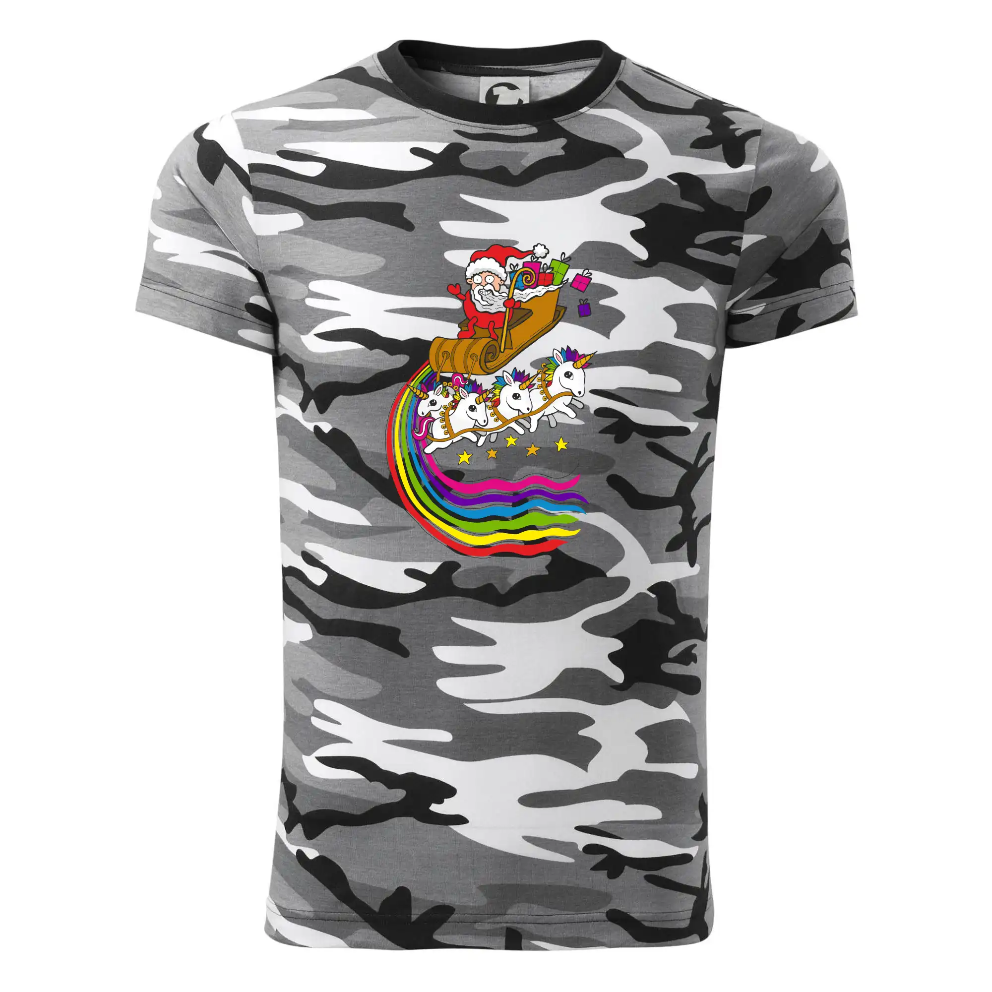 Santa a jednorožci (Pecka design)