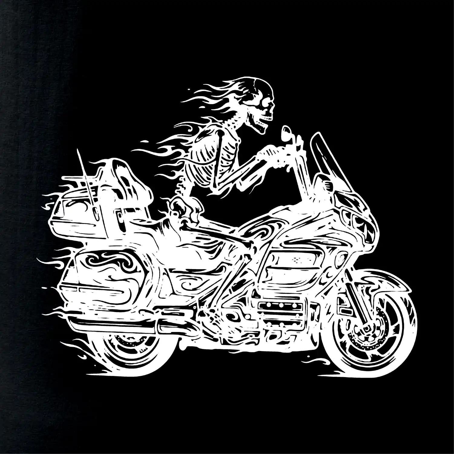 Cestovní motorka kostra