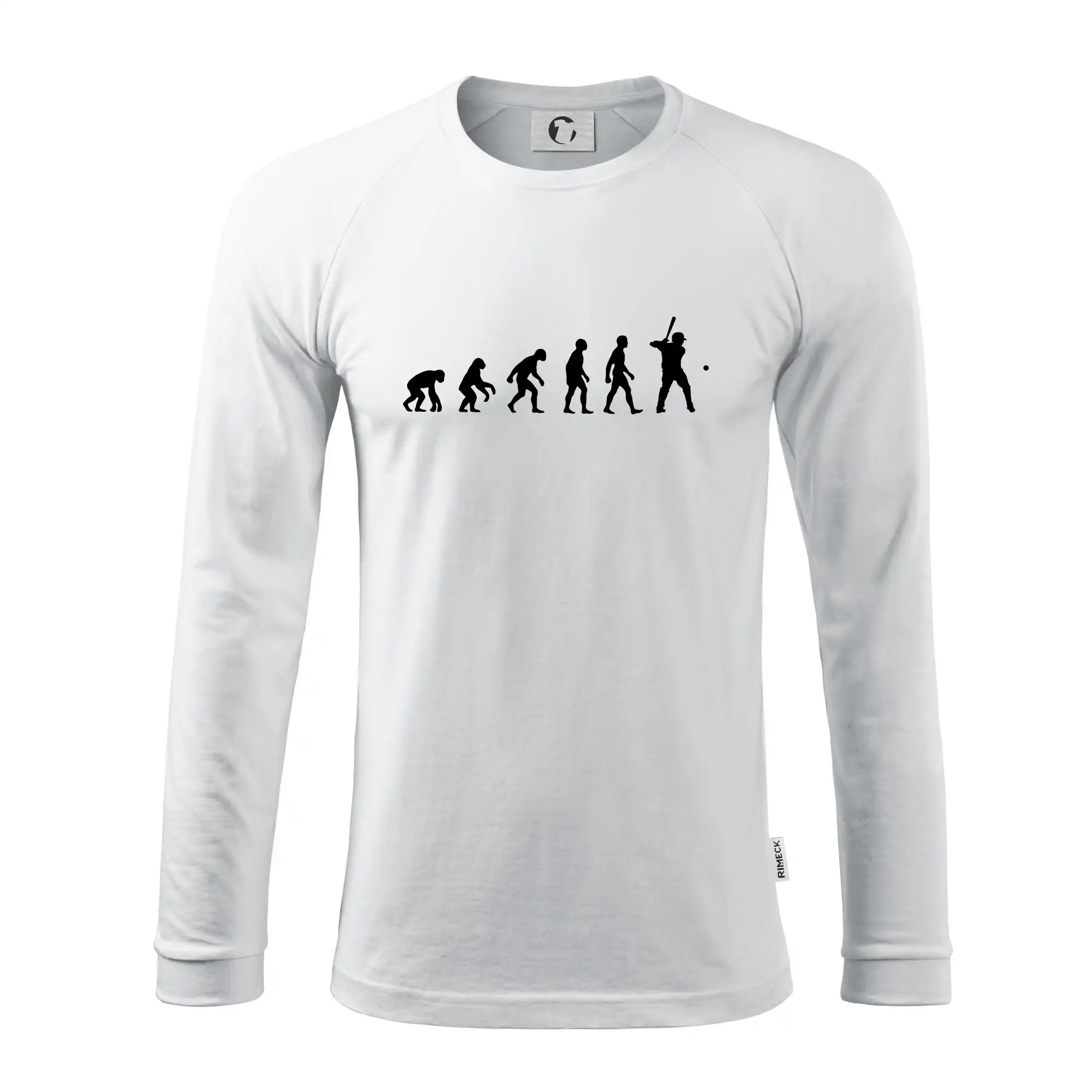 Evoluce baseball pálkař nápřah + míček