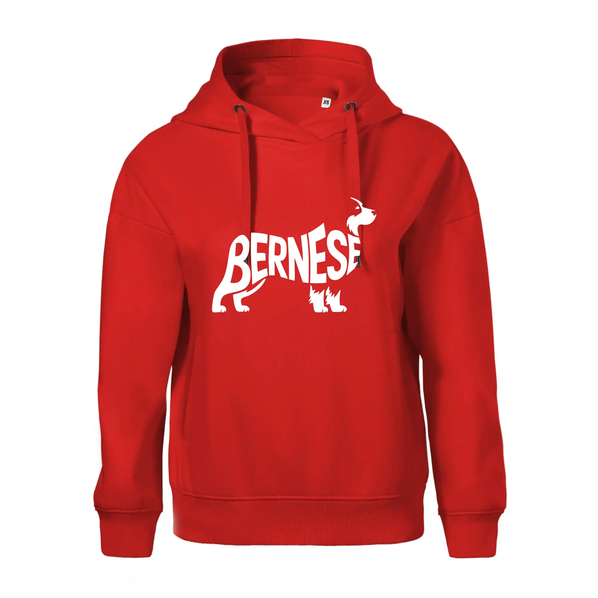 Bernese Mountain Dog nápis v těle