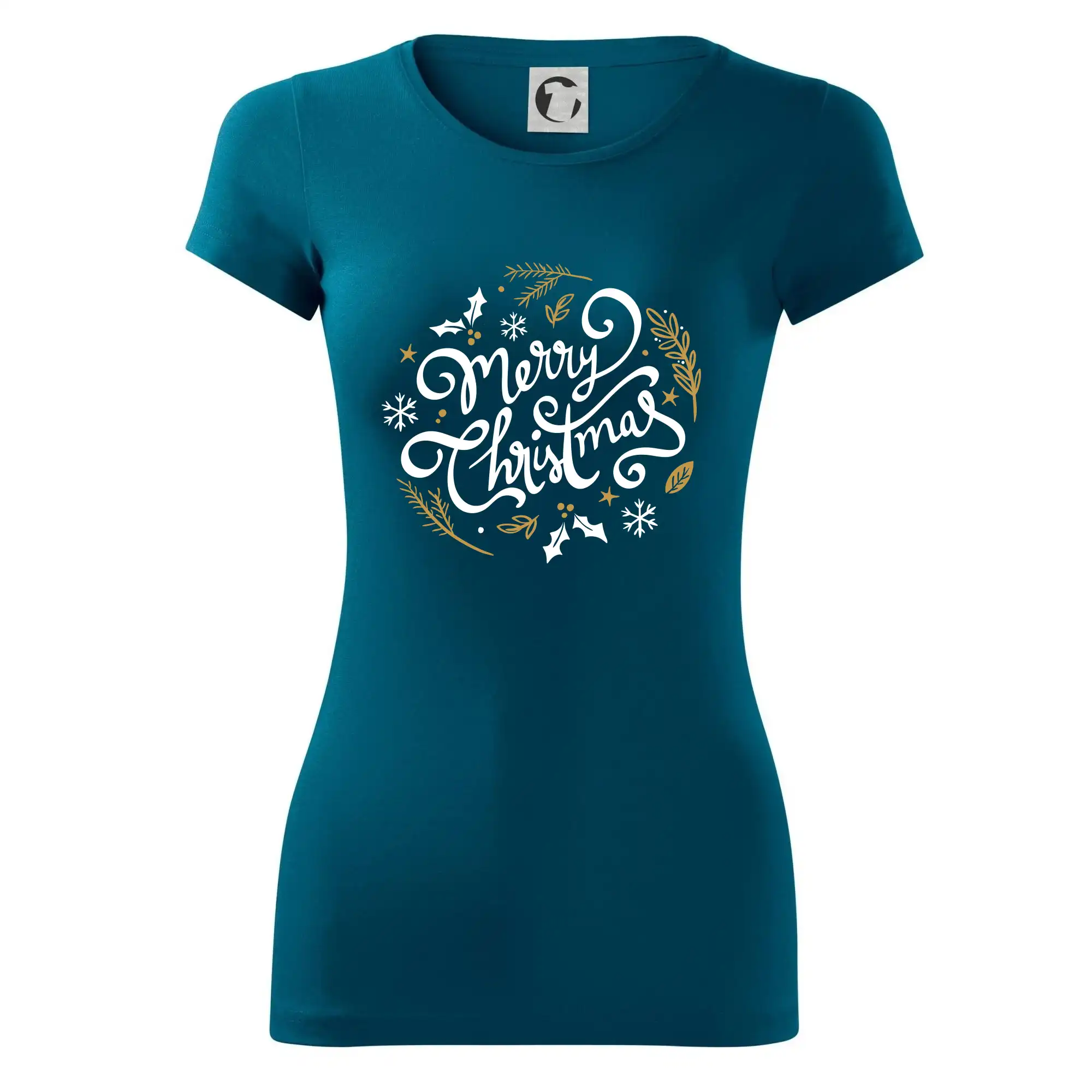 Merry christmas - nápis kulatý