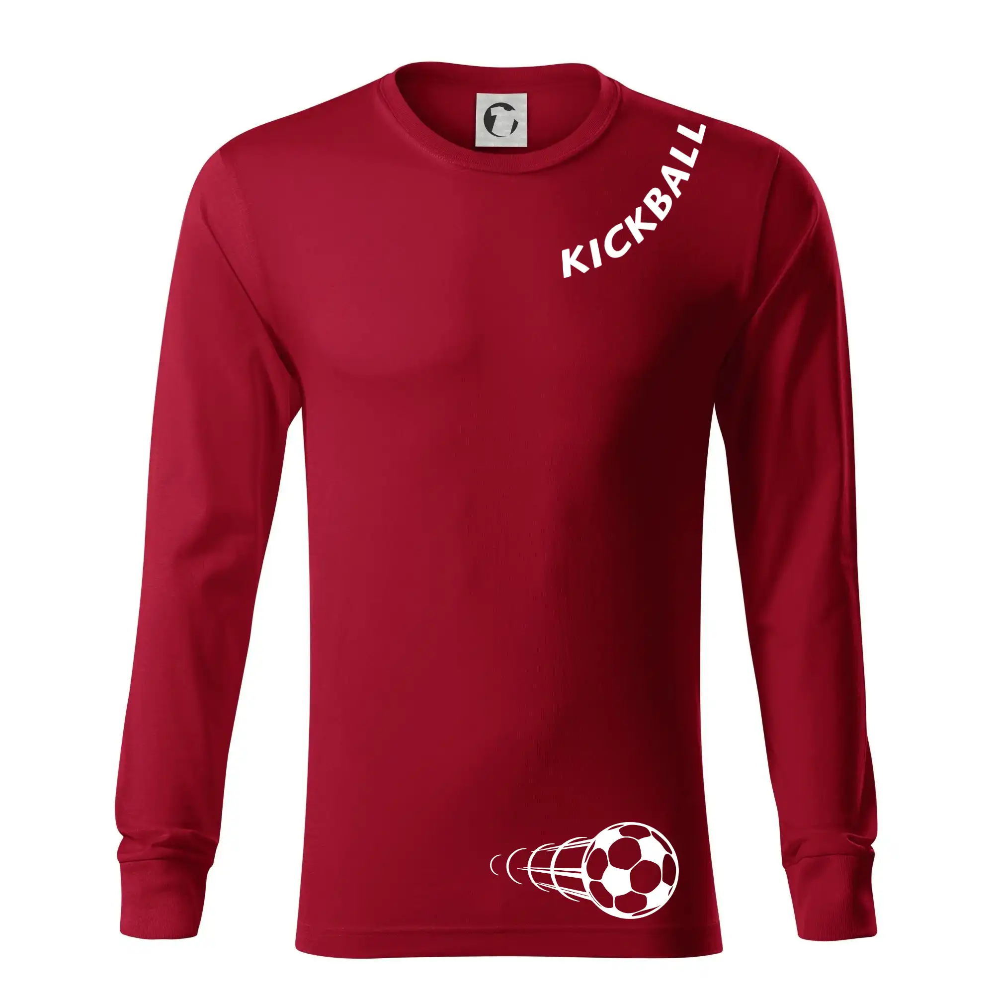 Kickball nápis šikmo