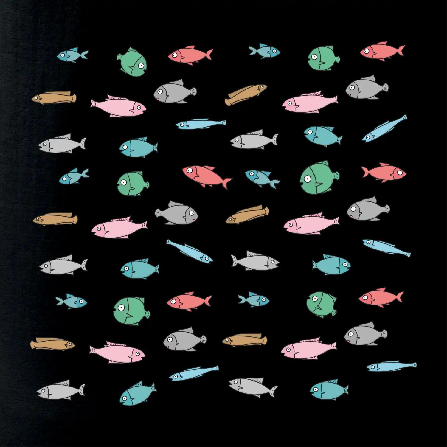 Triko plné ryb