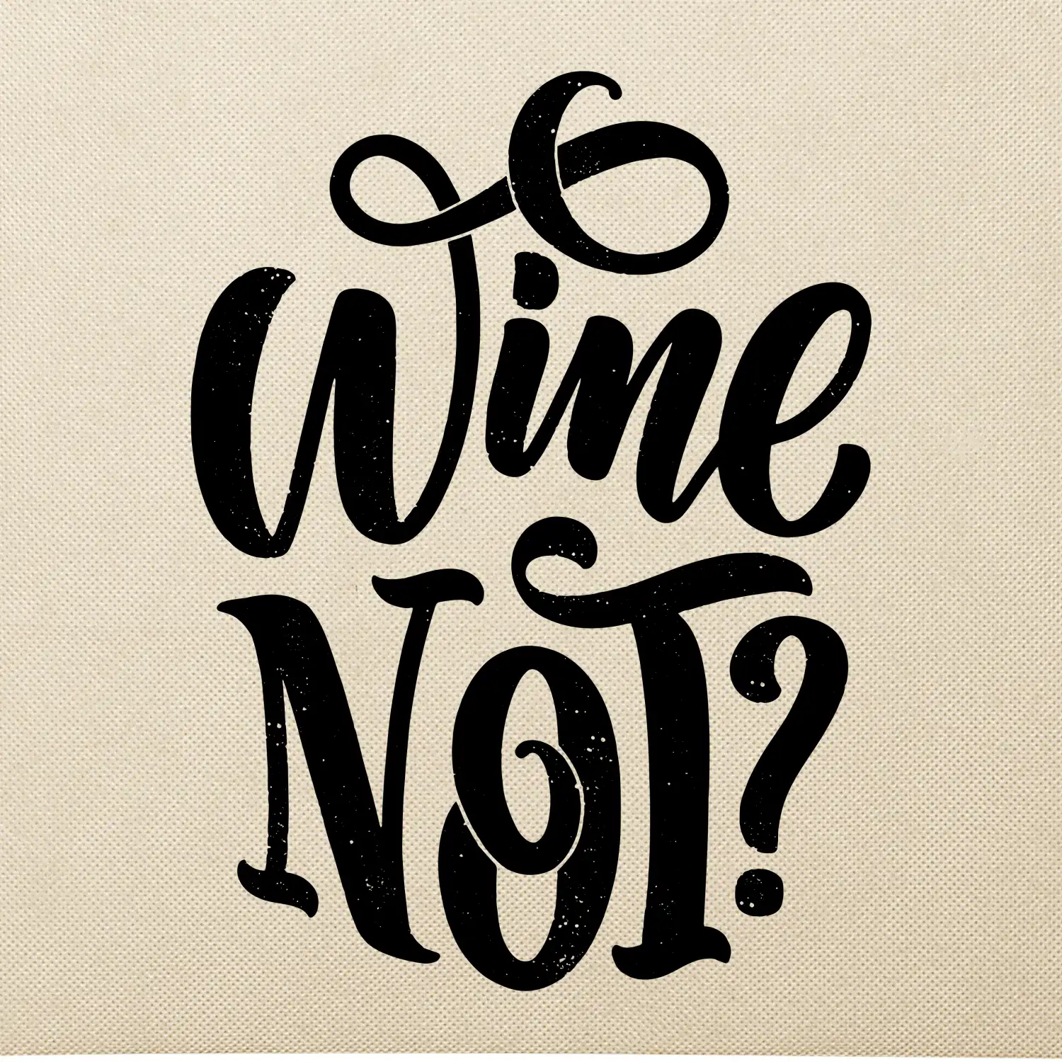 Wine not - černě