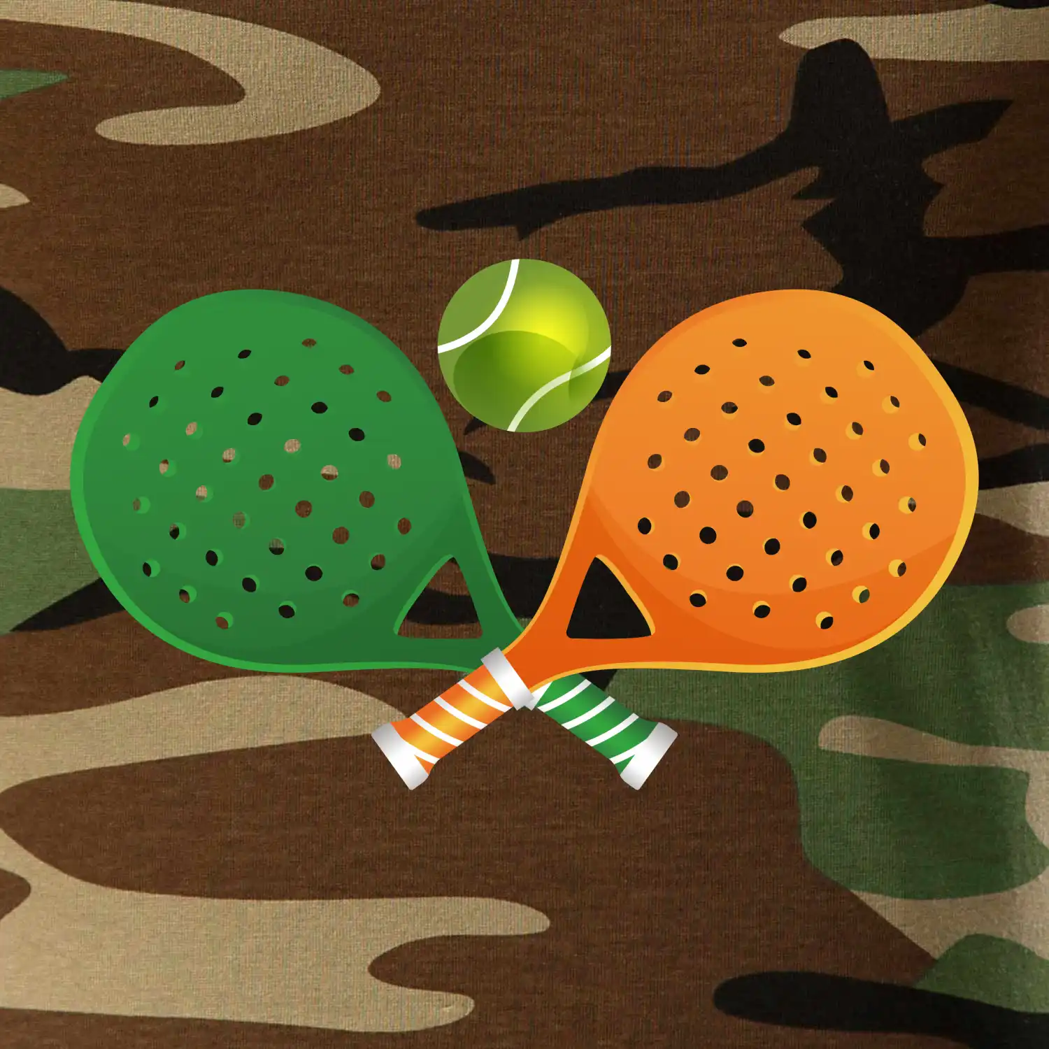 Padel - barevné rakety