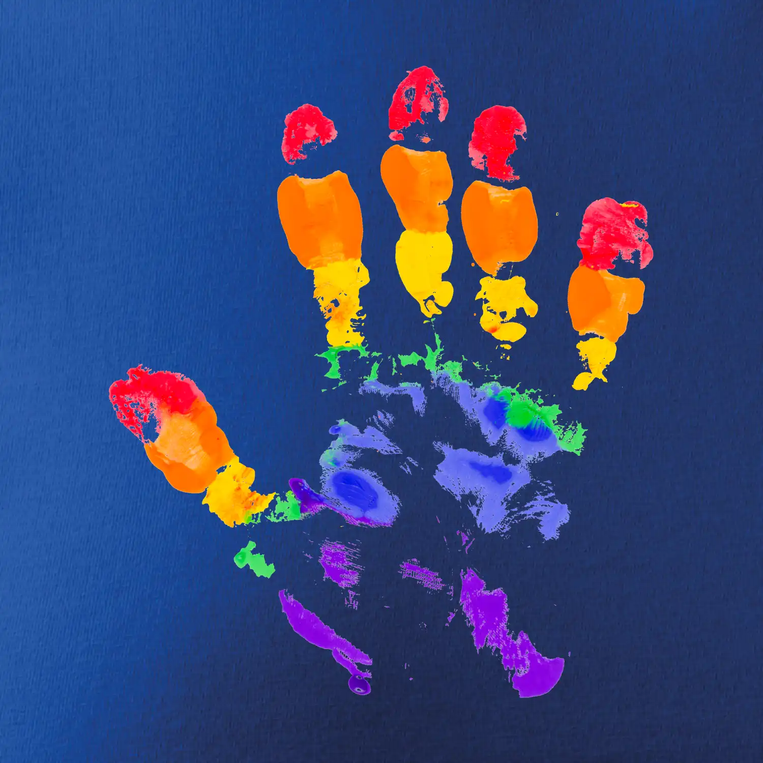 LGBT hand print