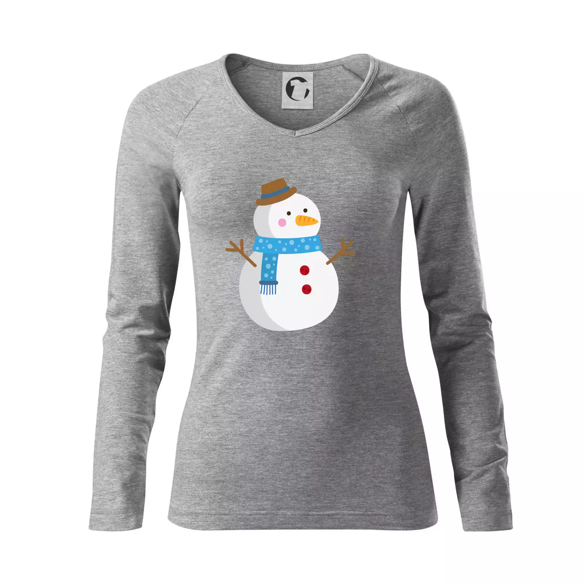 Sněhulák se šálou