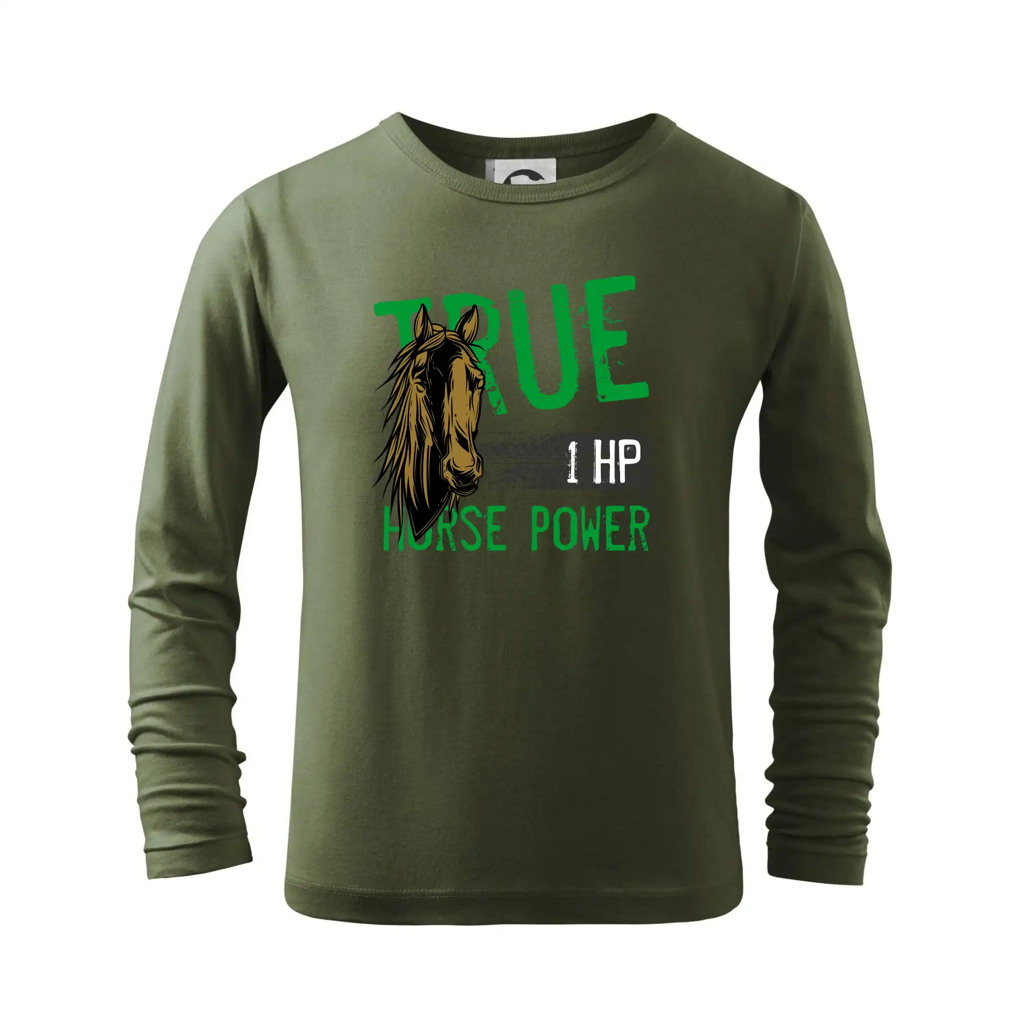 Tričká s koňmi - True Horse Power 1 HP - Tričko detské Long Sleeve