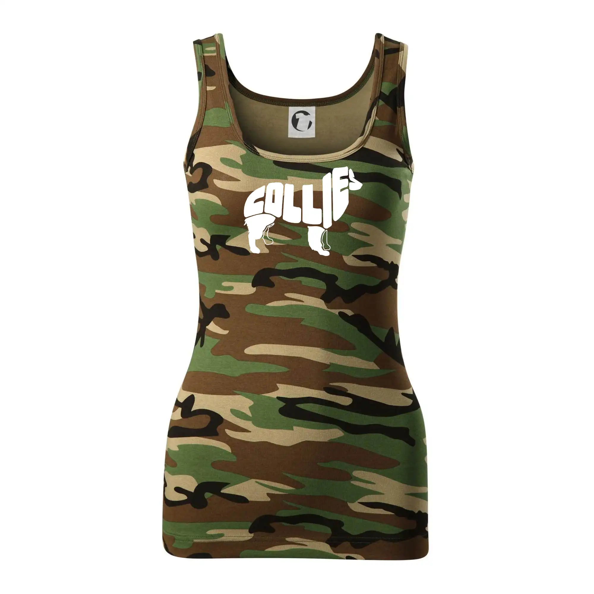 Border kolie písmo v těle