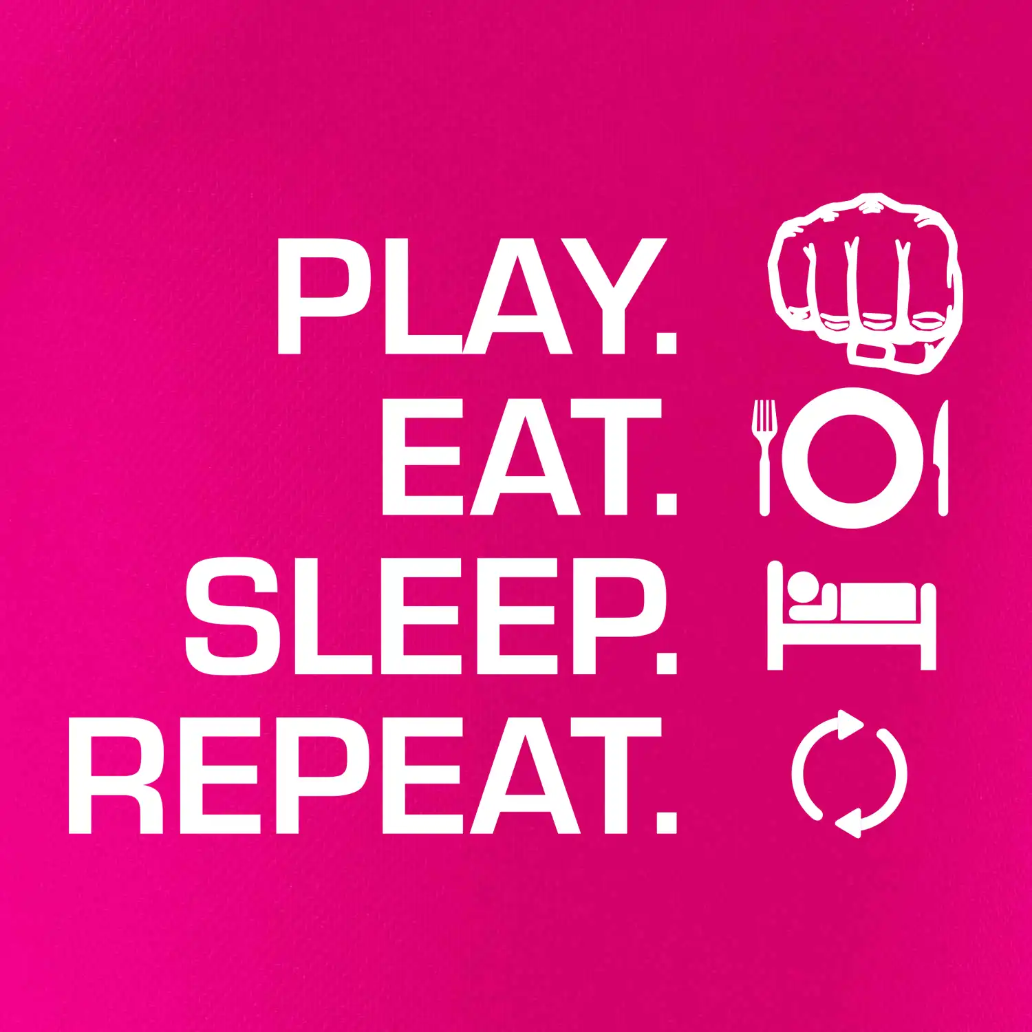 MMA eat sleep repeat