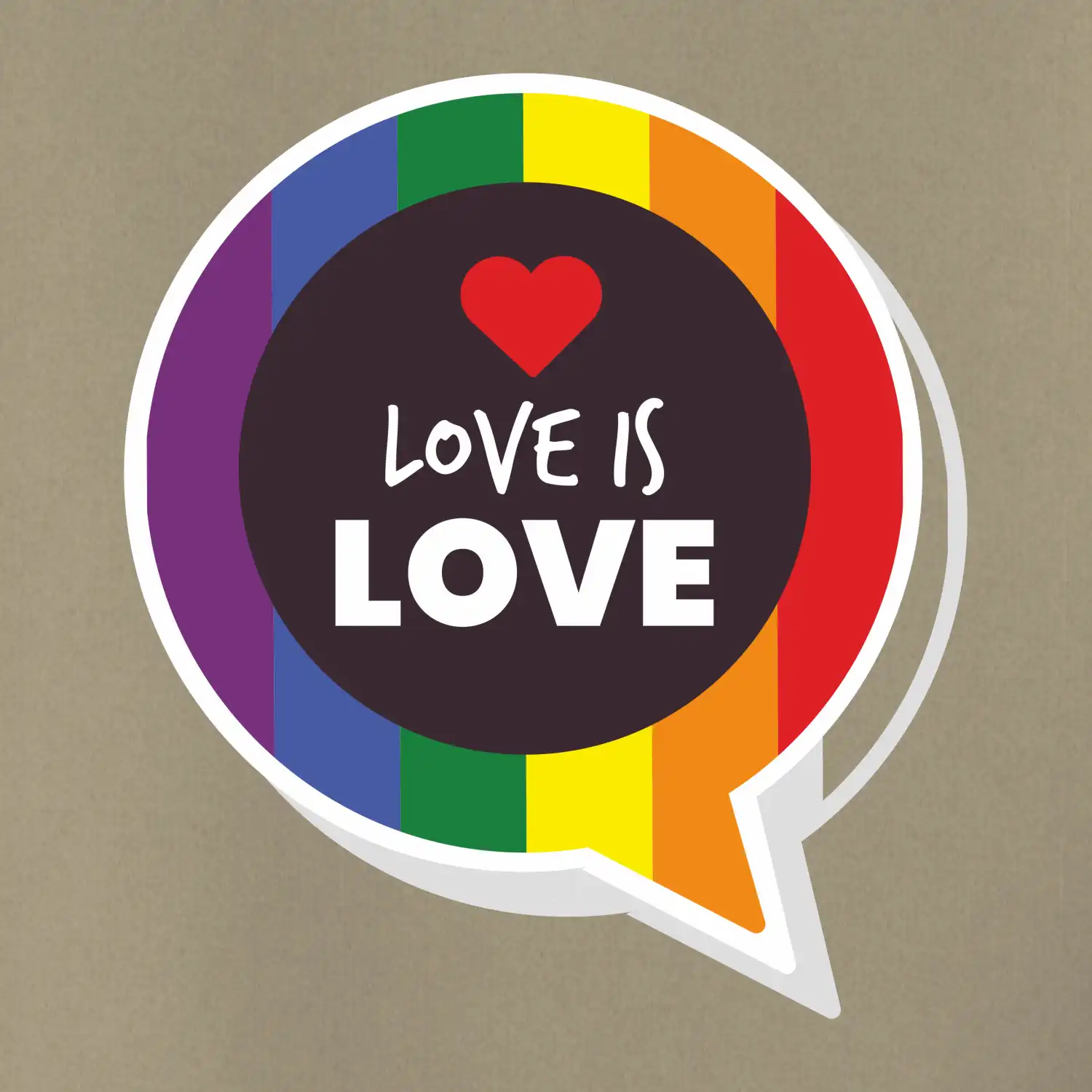 Love is love bublina