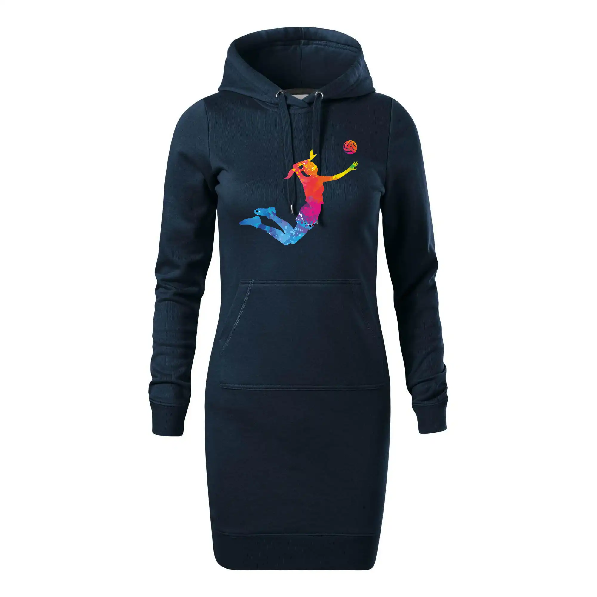 Volejbalistka splash s míčem