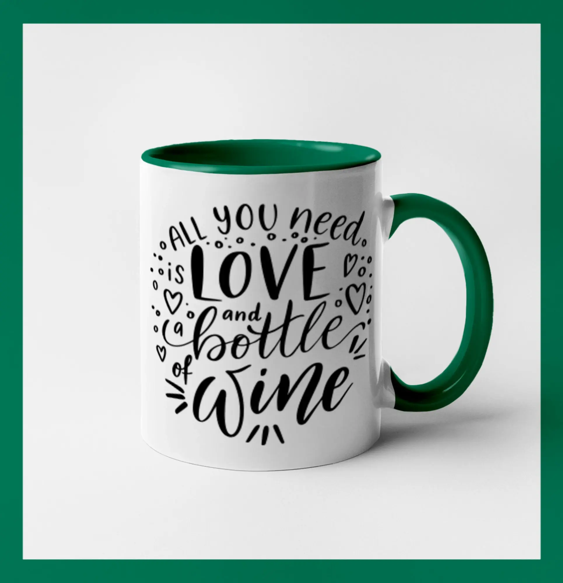 All you need is love and bottle of wine