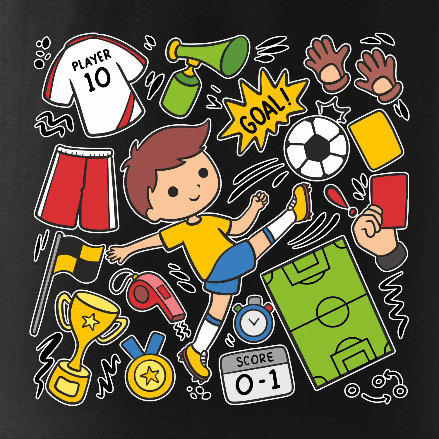 Malý fotbalista ikony