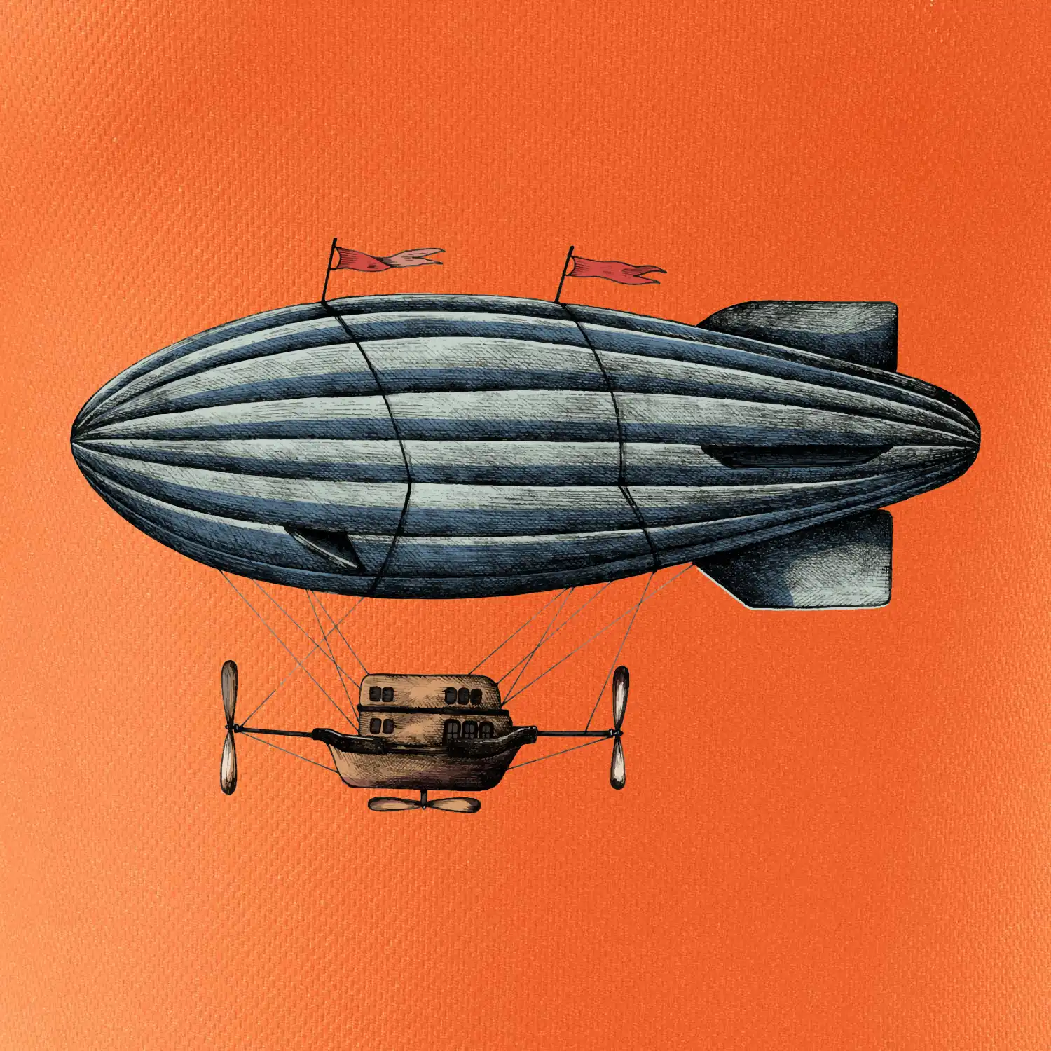 Vzducholoď barevná