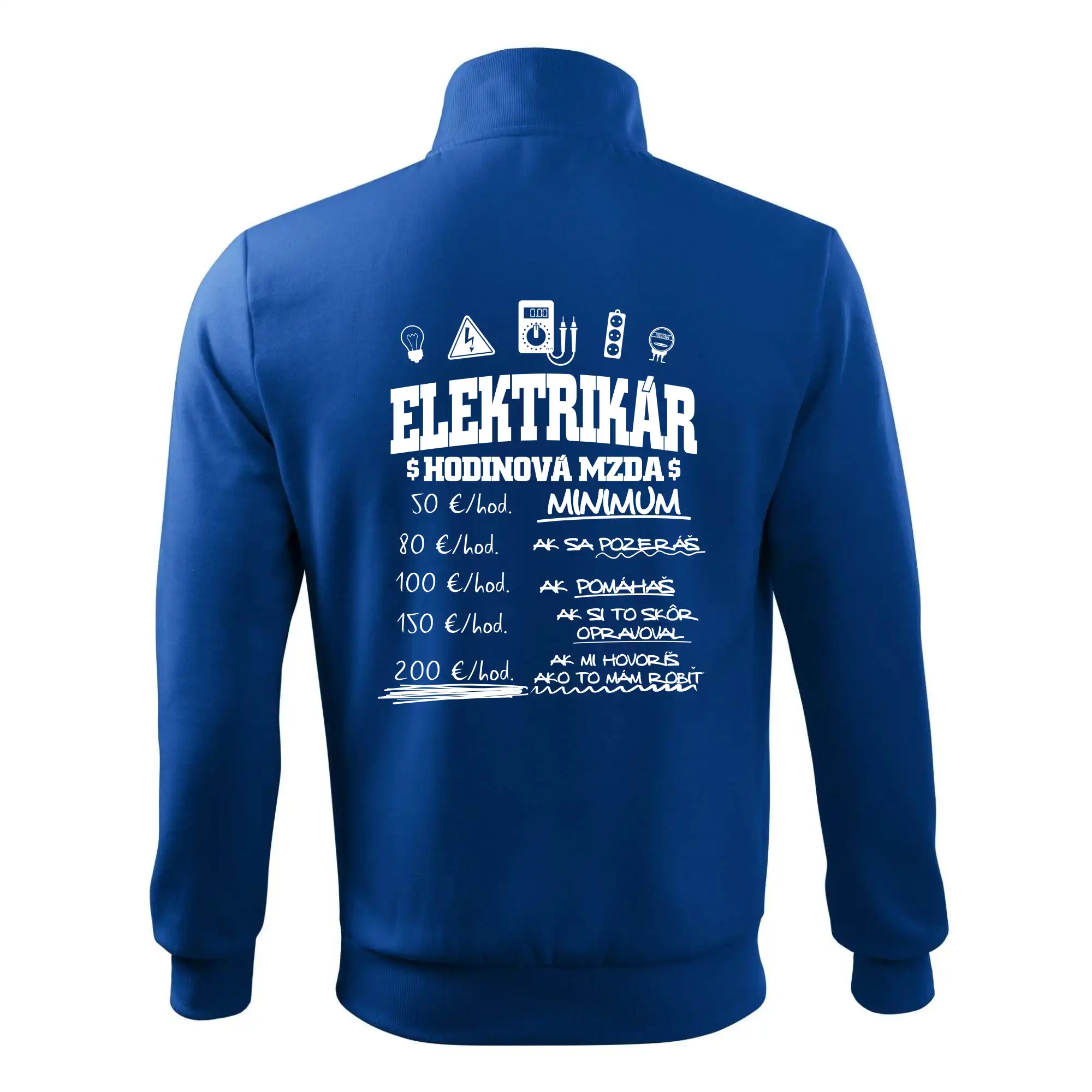 Hodinová mzda elektrikár SK