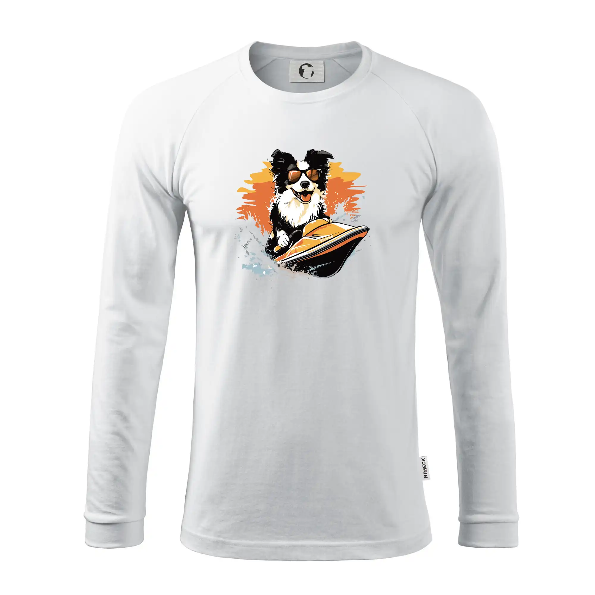 Border Kolie na vodním skútru