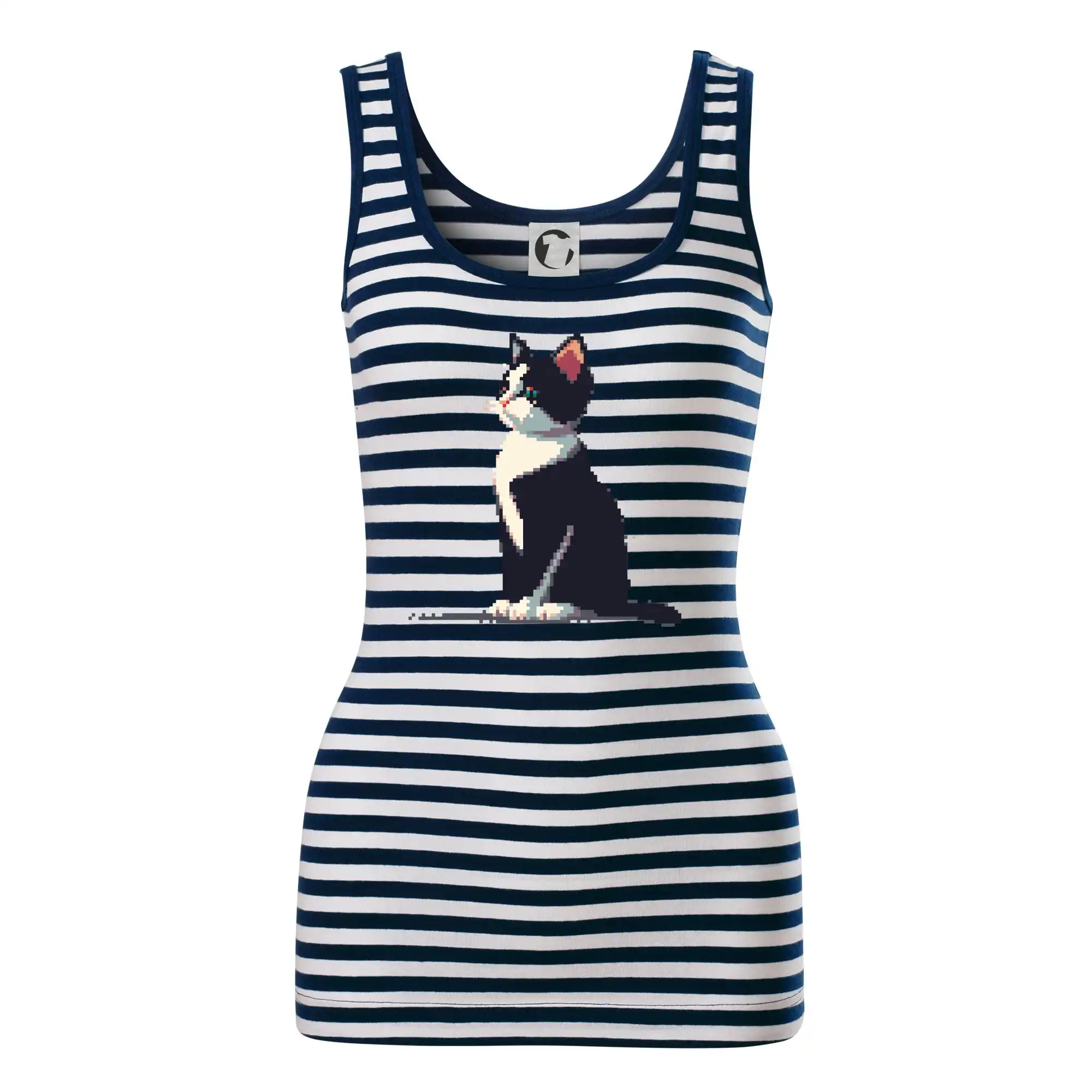 Mourovatá kočka pixel