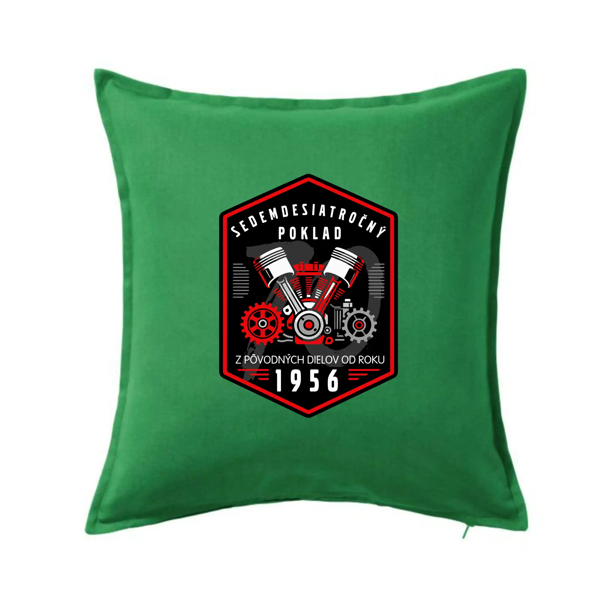 Trička s ročníkom 1956 - Sedemdesiatročný poklad z pôvodných dielov od roku 1956 - Vankúš 50x50