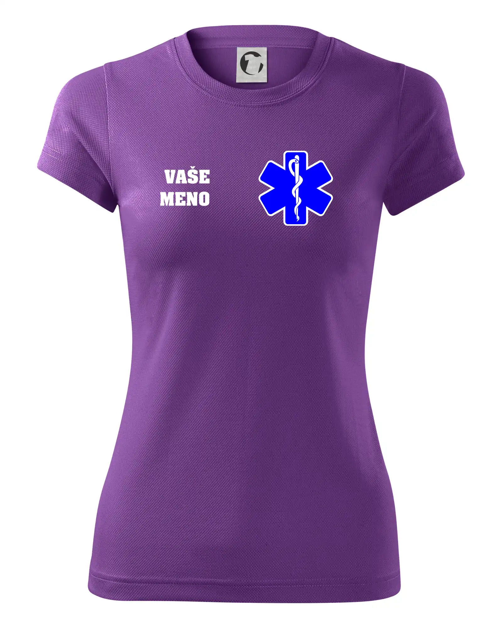 Originálne tričká pre hasičov - Rescue - Vaše meno - Dámske Fantasy športové (dresovina)